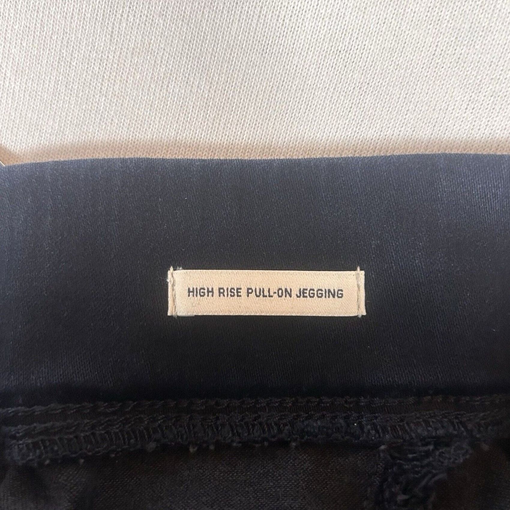Vintage VINTAGE? No — Universal Thread Jeans Denim Jegging Pull-On High Rise 6 Black Women 30in Inseam NWT Size 28" / US 6 / IT 42 - 5 Thumbnail
