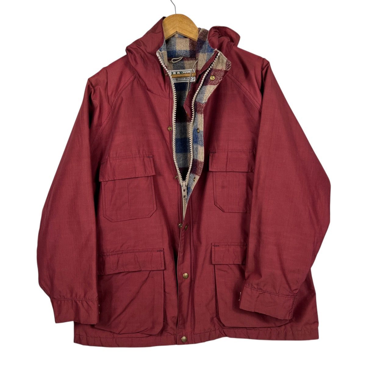 L.L. Bean 🔥 Vintage LL Bean Baxter State Mountain Parka Plaid Lining Size US M / EU 48-50 / 2 - 13 Thumbnail