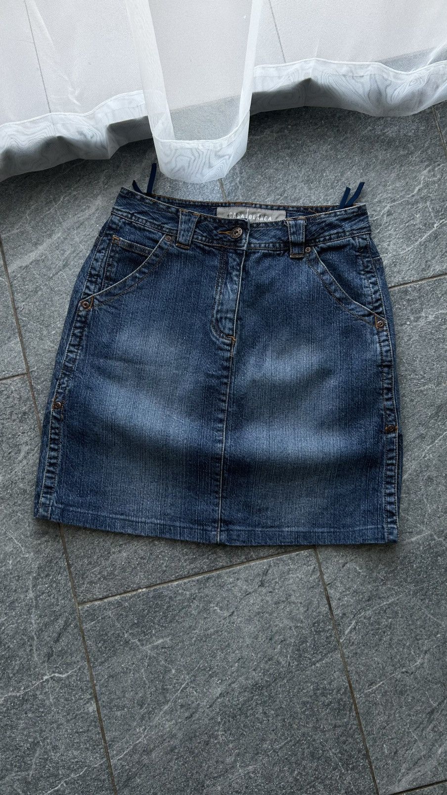 Casablanca Vintage skirt Casablanca jeans y2k streetwear Size 25" / US 0 / IT 36 - 2 Thumbnail