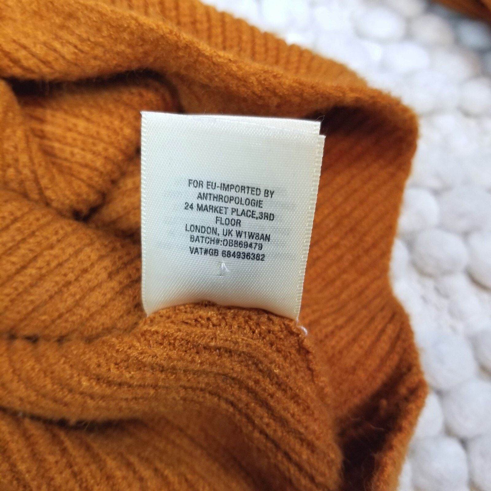 Anthropologie Moth by Anthropologie Tie Front Sweater Orange Terracotta L Size L / US 10 / IT 46 - 9 Thumbnail