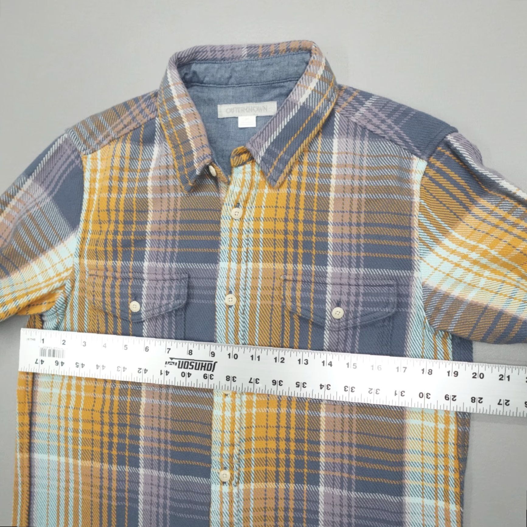 Outerknown Outerknown Blanket Shirt Plaid Button Up Men's Size S Organic Cotton Multicolor Casual Workwear Travel Long Sleeve Button-Up Size US S / EU 44-46 / 1 - 4 Thumbnail