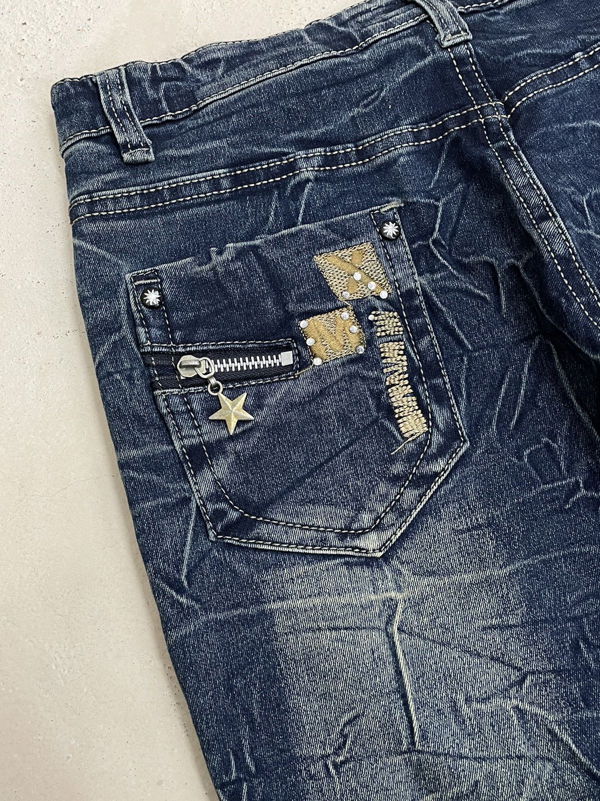 Designer × Hysteric Glamour × If Six Was Nine Flare 3D Whisker Blink Patch Designer Style Size 29" - 12 Thumbnail