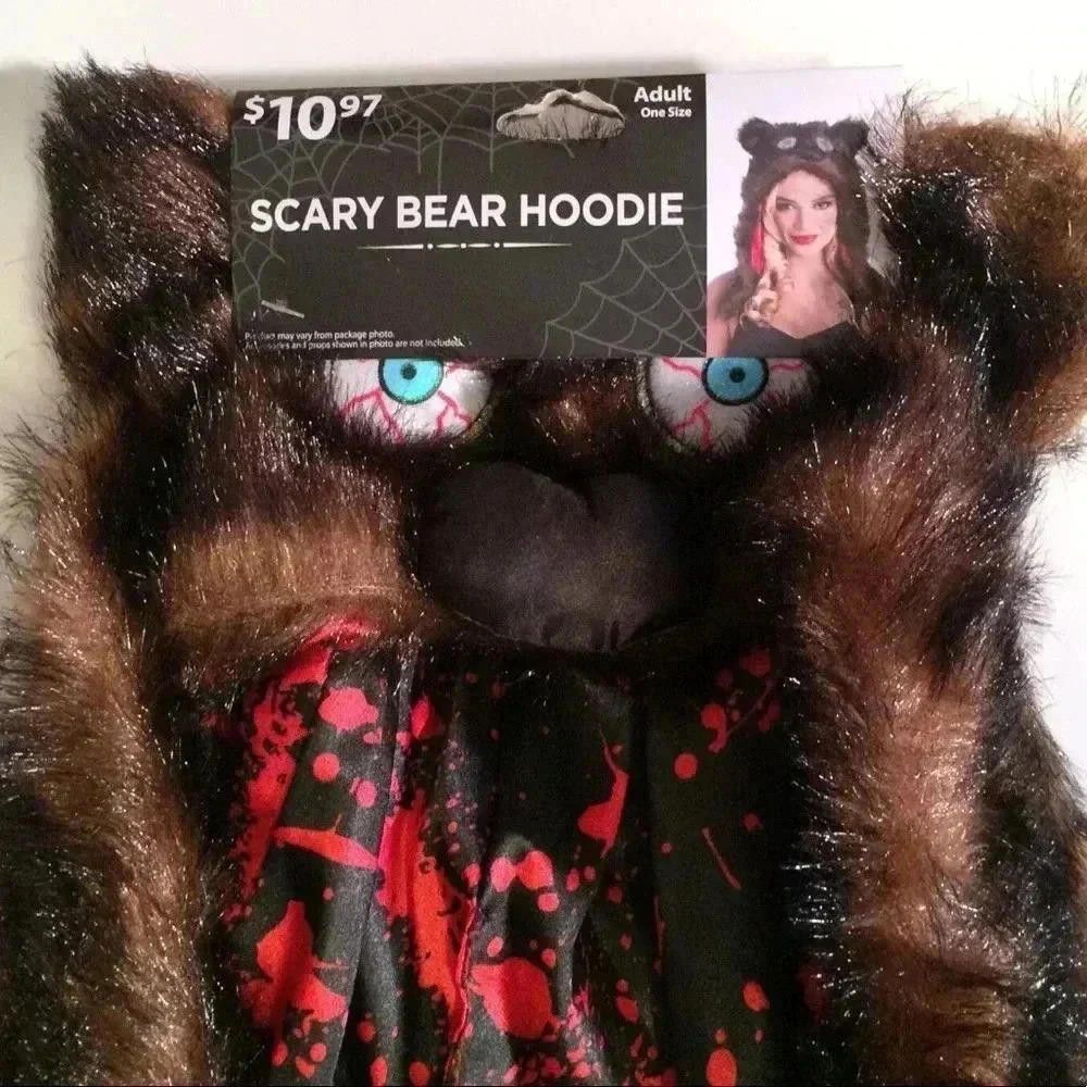 Designer Fuzzy Bear Ears Hat with Inner Lining Size ONE SIZE - 5 Thumbnail