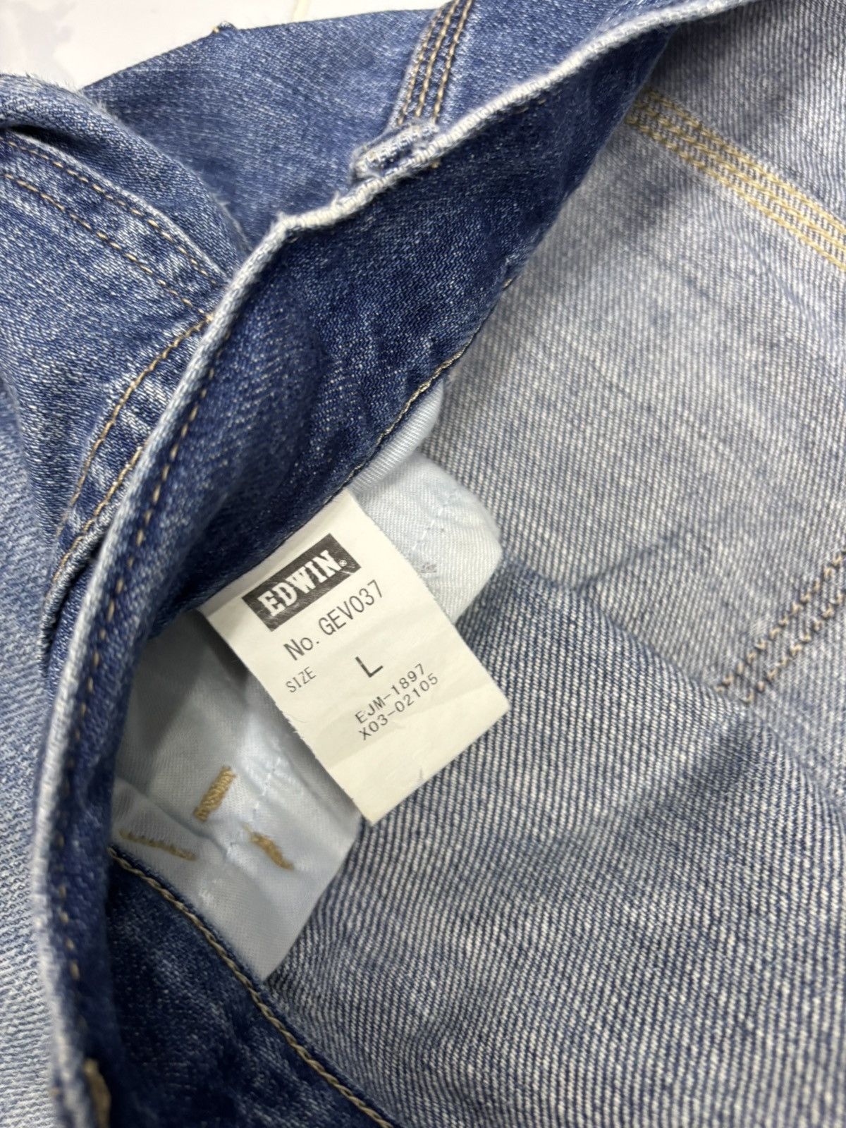 Kapital 🔥EDWIN WORKWEAR BAGGY JEANS DISTRESSED DENIM JEANS Size US 34 / EU 50 - 11 Thumbnail