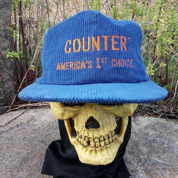 Vintage Vintage Counter America's 1st Choice Corduroy Snap Hat Cap Size ONE SIZE - 1 Thumbnail