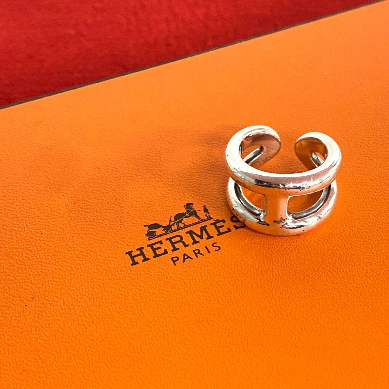 Hermes Hermes Ring Silver Silver Size ONE SIZE - 1 Thumbnail