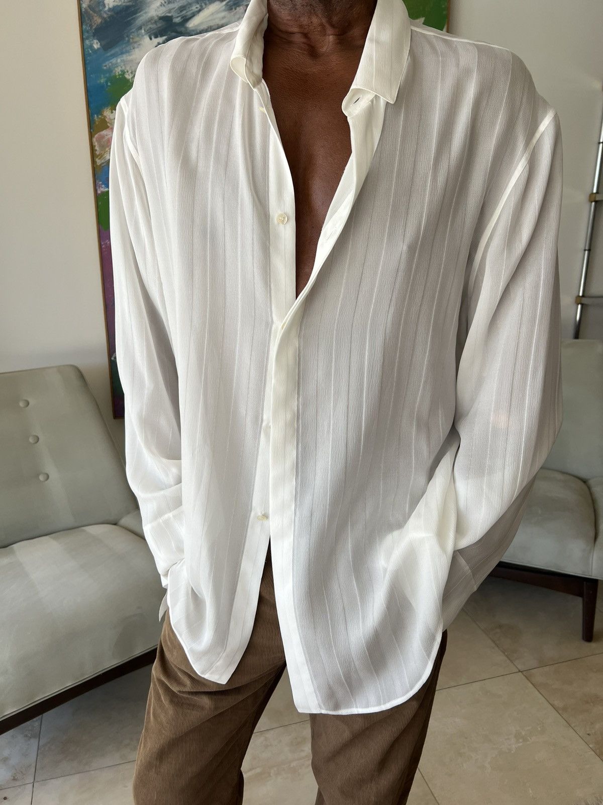Saint Laurent Paris Saint Laurent Button up Size US M / EU 48-50 / 2 - 1 Thumbnail