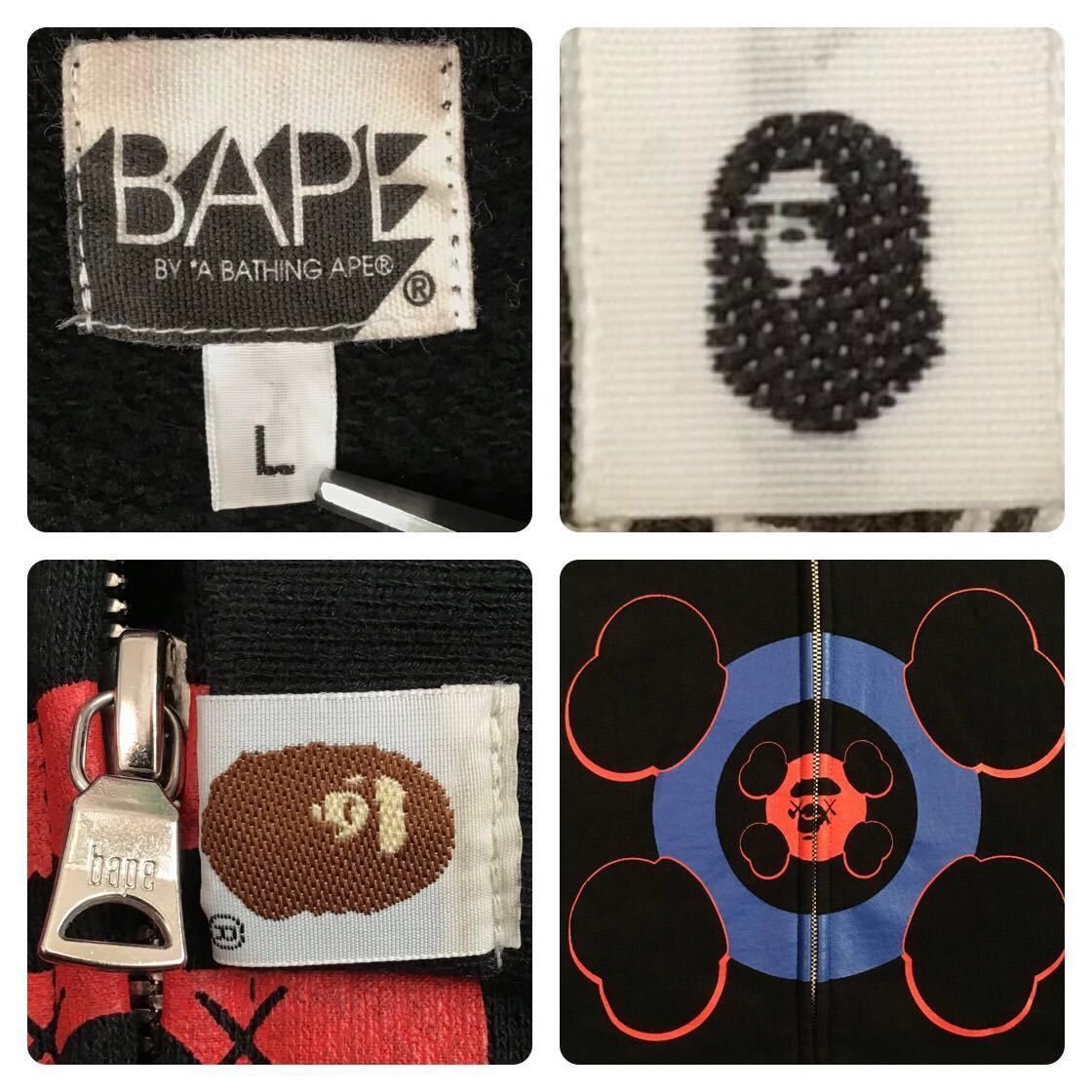 Bape × Kaws × Nigo BAPE × KAWS Target Logo full zip hoodie a bathing ape NIGO Size US L / EU 52-54 / 3 - 9 Thumbnail