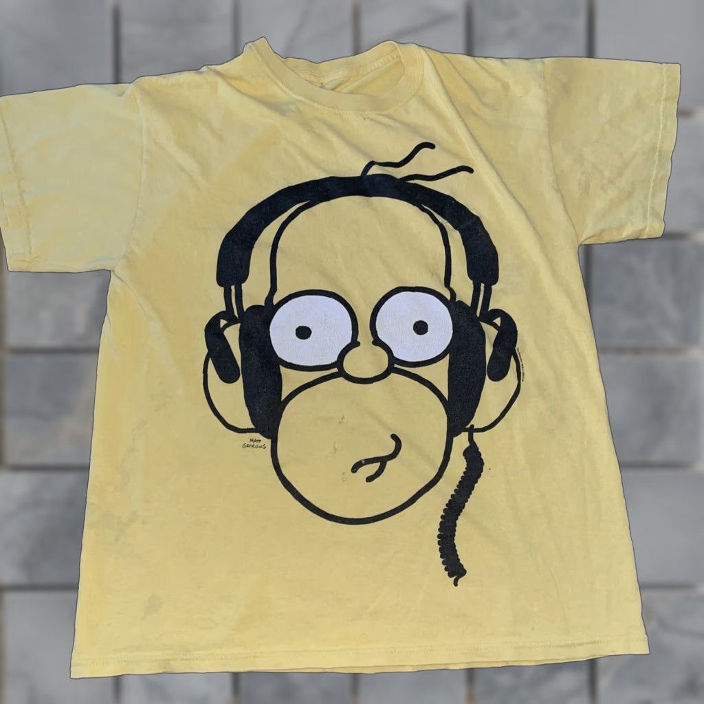 Vintage VINTAGE Homer T-Shirt Yellow Medium Matt Groening Men's M The Simpsons Shirt Size US M / EU 48-50 / 2 - 1 Thumbnail