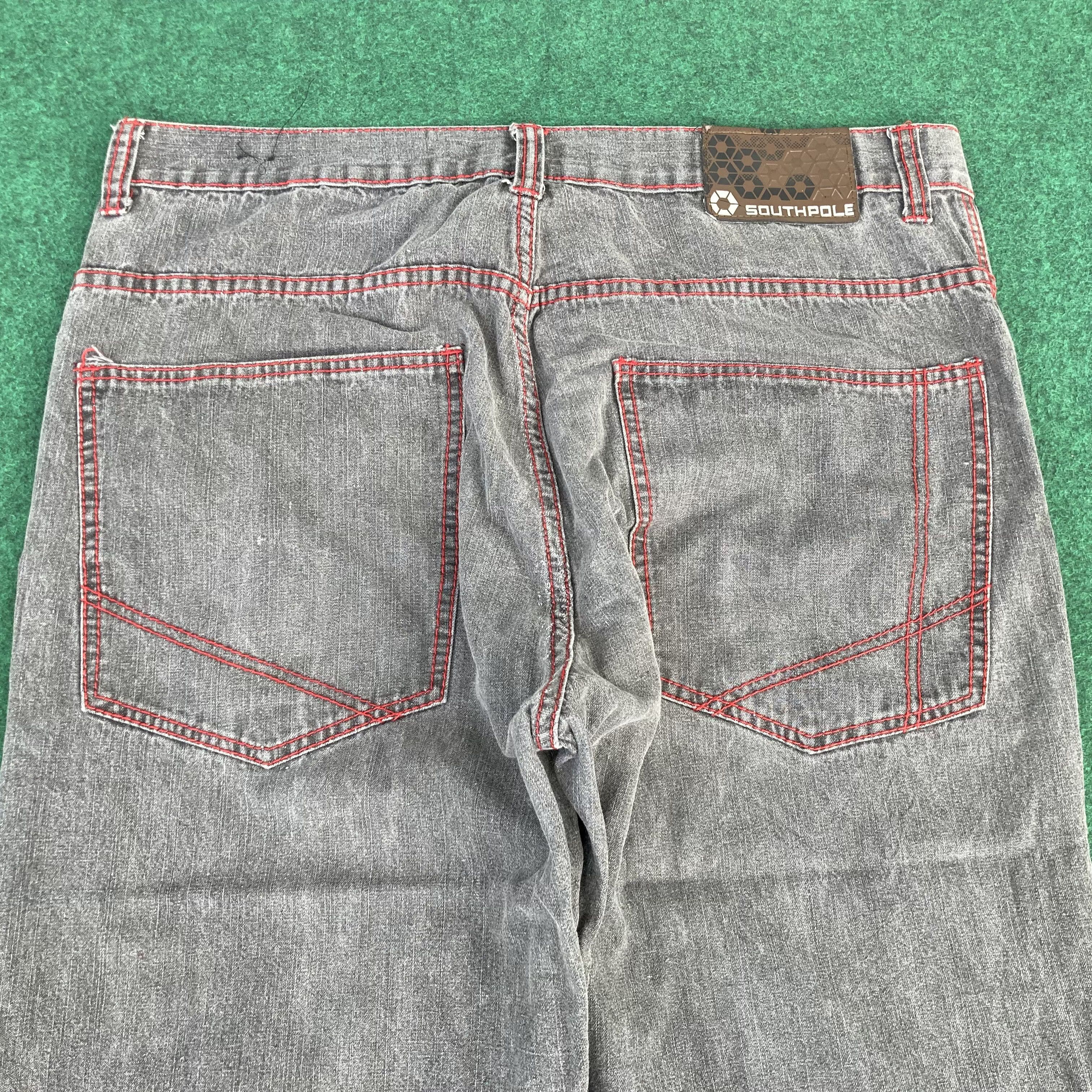 Southpole × Vintage 39x33.5 Vtg Southpole Baggy Sz 39 Jeans Size US 39 - 12 Thumbnail