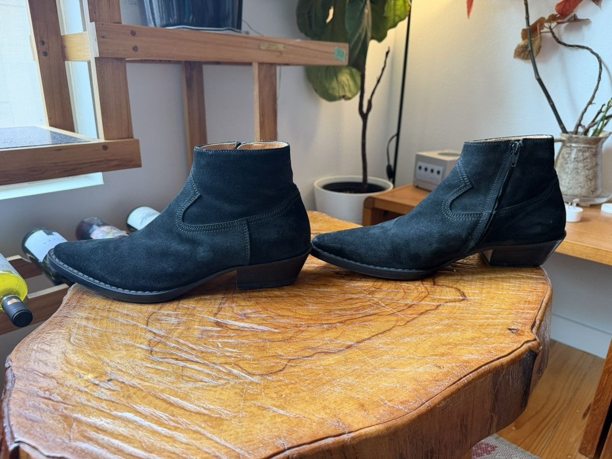 Maison Margiela Maison Margiela Western/Cowboy Lukas Suede Boots Black Size US 11 / EU 44 - 4 Thumbnail
