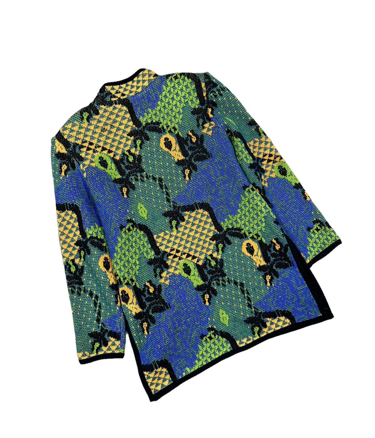 Vintage × Yves Saint Laurent Vtg🔥YvesSaintLaurent Sweater Patterned All Over Print Knit Size US M / EU 48-50 / 2 - 13 Thumbnail