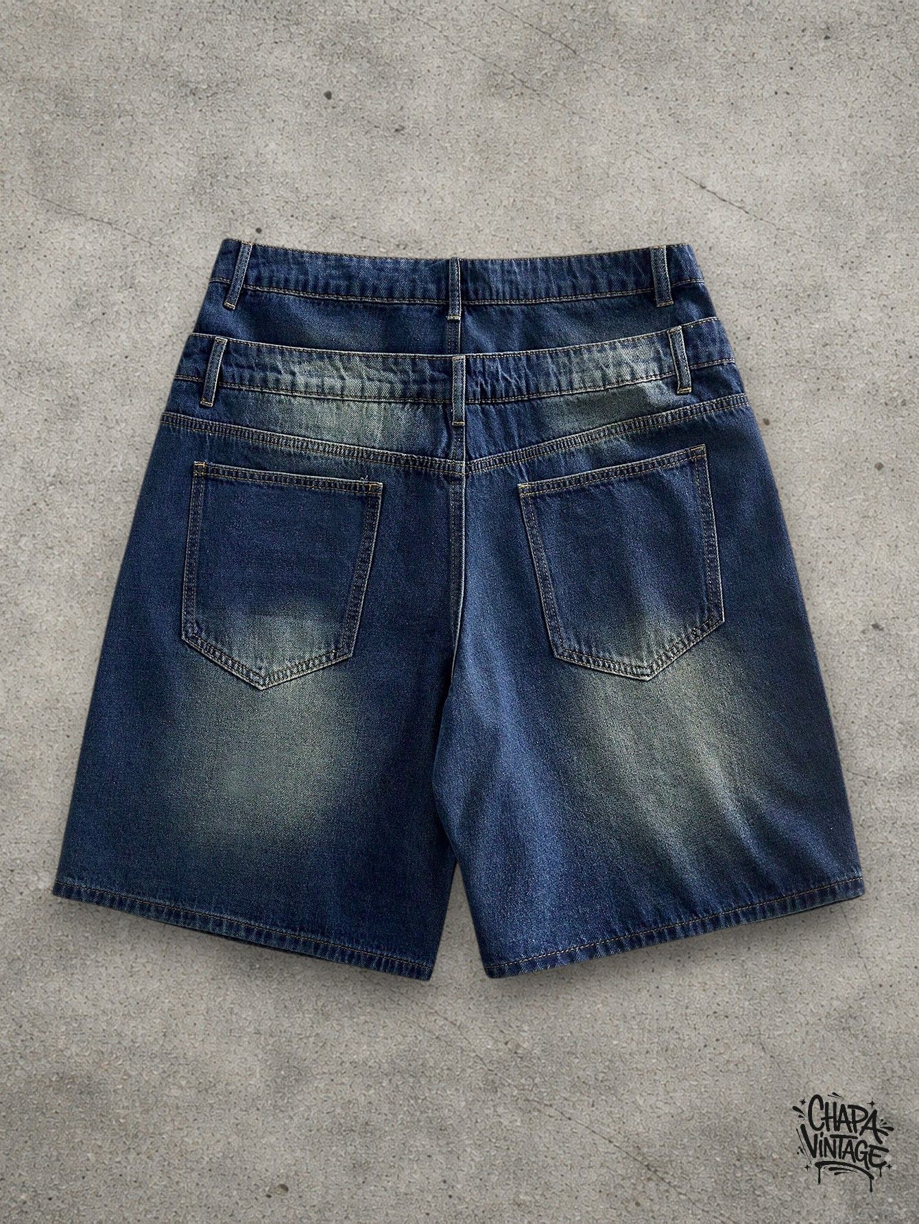 Japanese Brand Denim diamond shorts Size US 32 / EU 48 - 2 Thumbnail