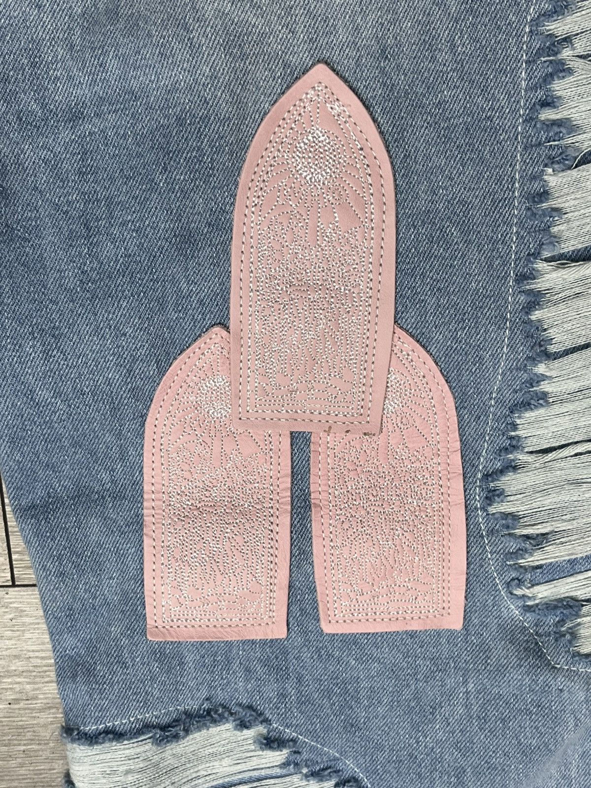 Who Decides War Who Decides War Easter Pink Denim jeans Size US 30 / EU 46 - 3 Thumbnail