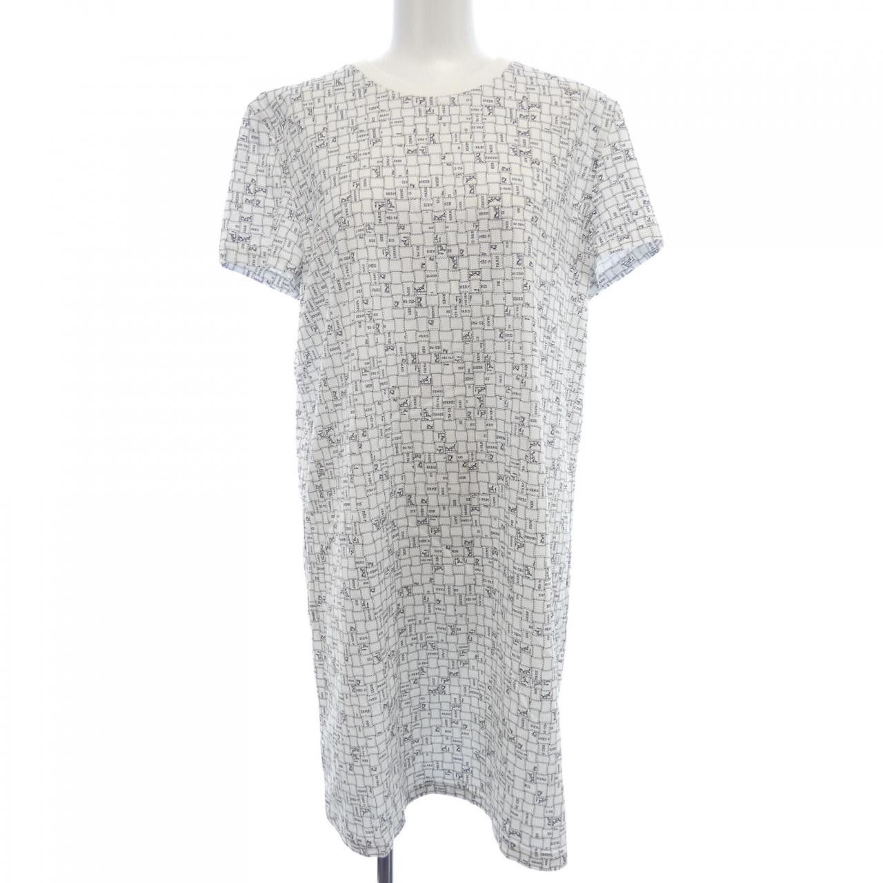 Hermes Hermes Hermes Bolduc Dress Textile Dresses DUTY FREE for USA Size ONE SIZE - 1 Thumbnail