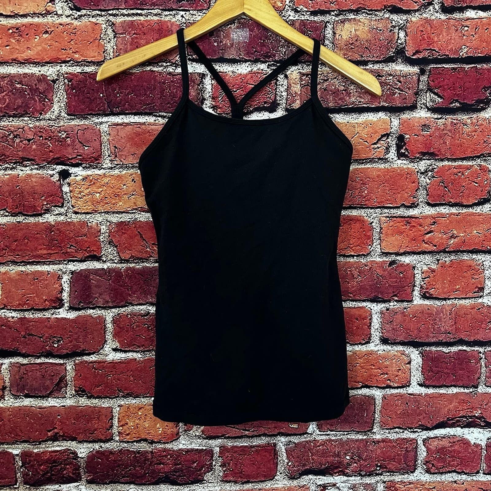 Lululemon Lululemon Black y Tank top Size S / US 4 / IT 40 - 1 Thumbnail