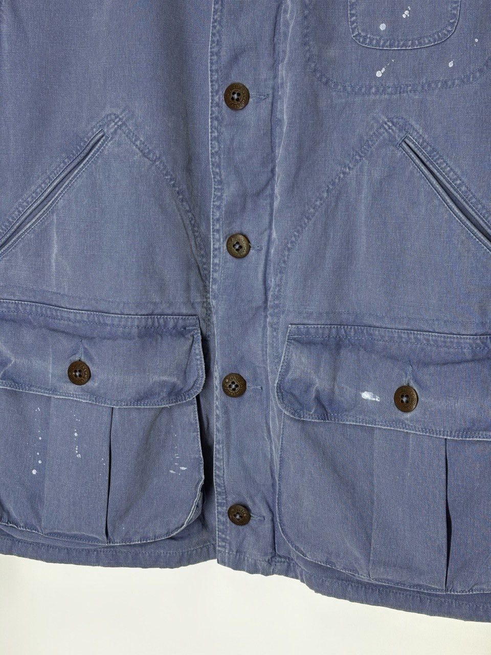Polo Ralph Lauren Polo Ralph Lauren Vintage Workwear Indigo Chore Jacket RRL Size US L / EU 52-54 / 3 - 4 Thumbnail
