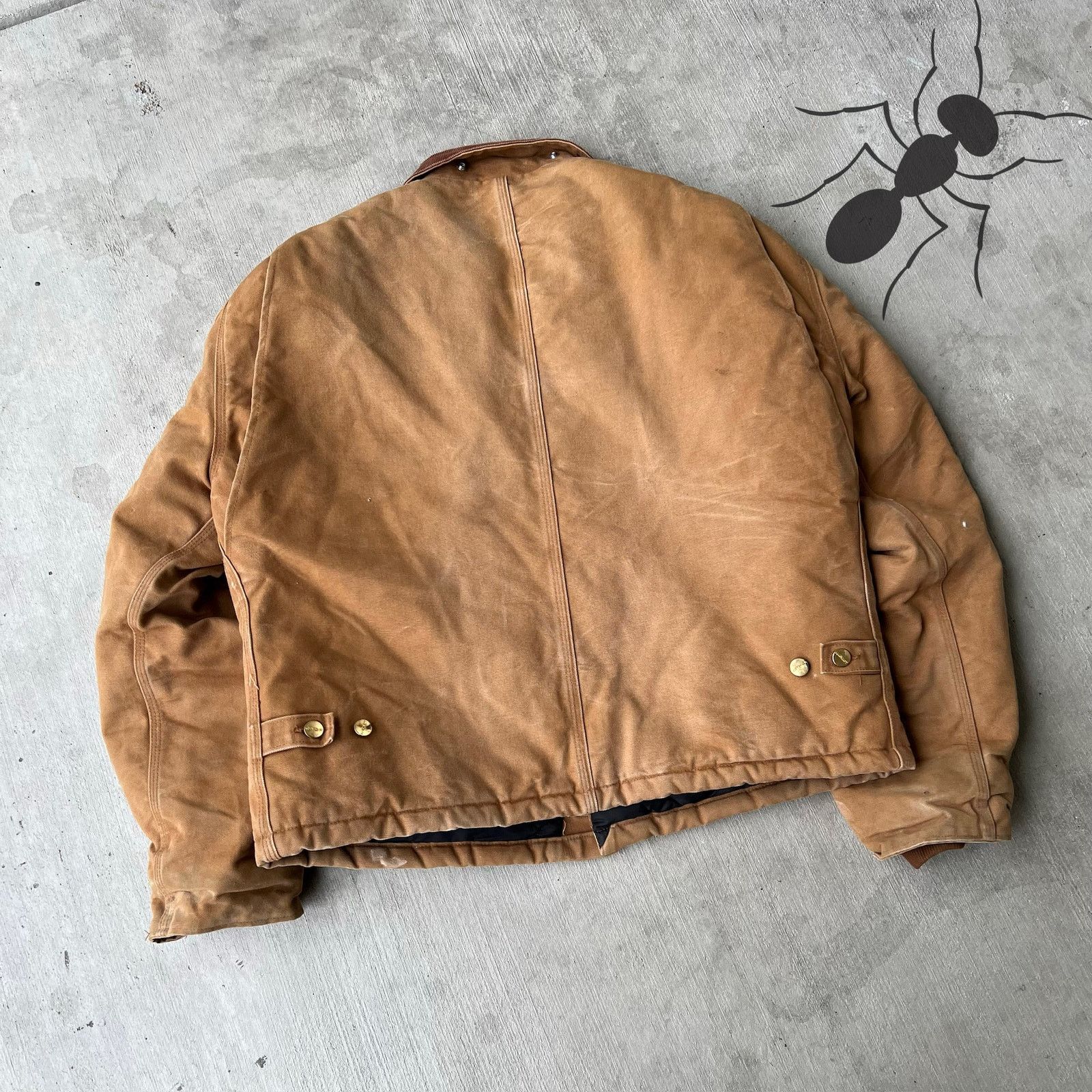 Carhartt × Vintage Carhartt J02 BRN brown work wear jacket Size US L / EU 52-54 / 3 - 4 Thumbnail