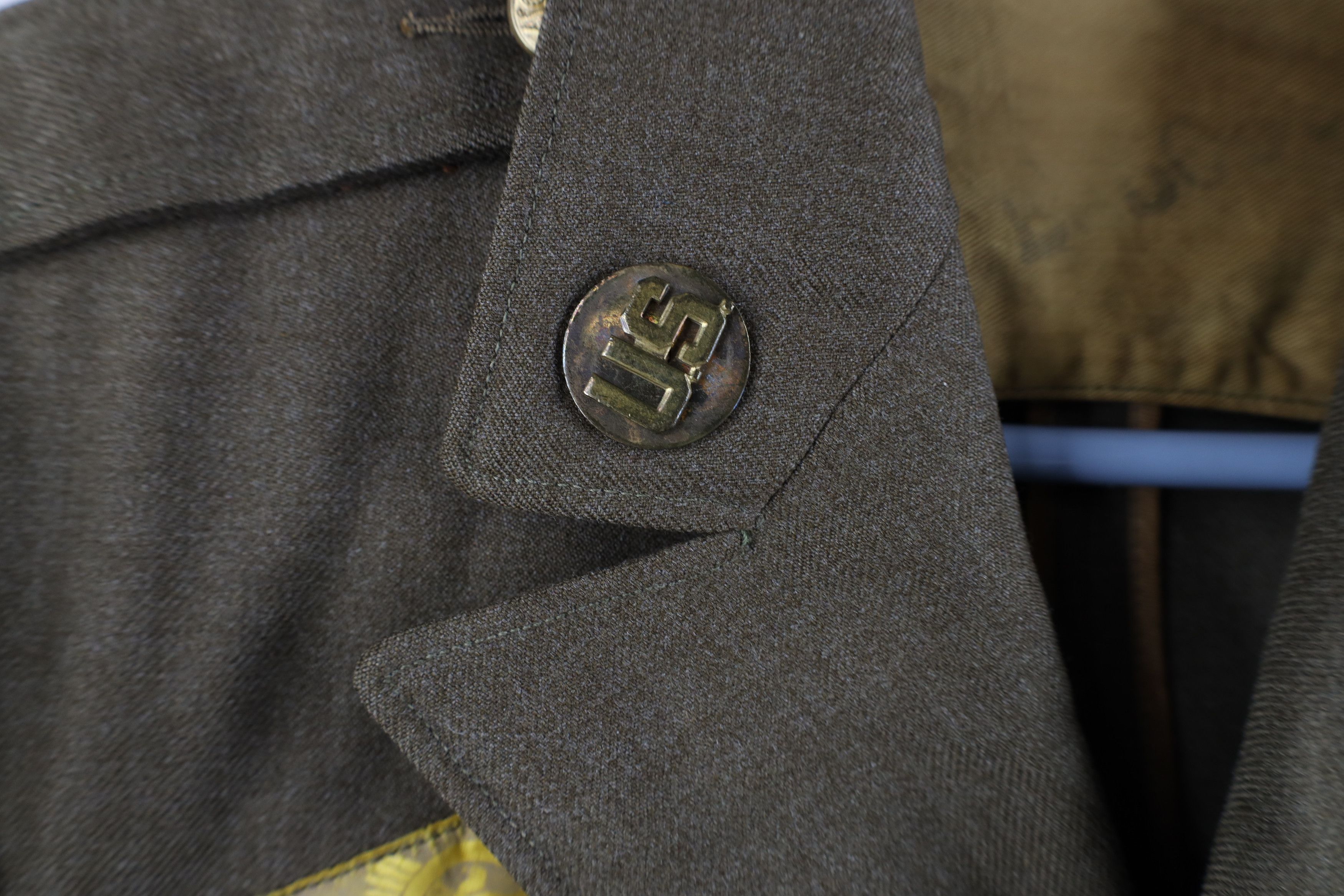 Vintage Vintage 40s WWII China Burma India Wool Officer Jacket USA Size US L / EU 52-54 / 3 - 6 Thumbnail