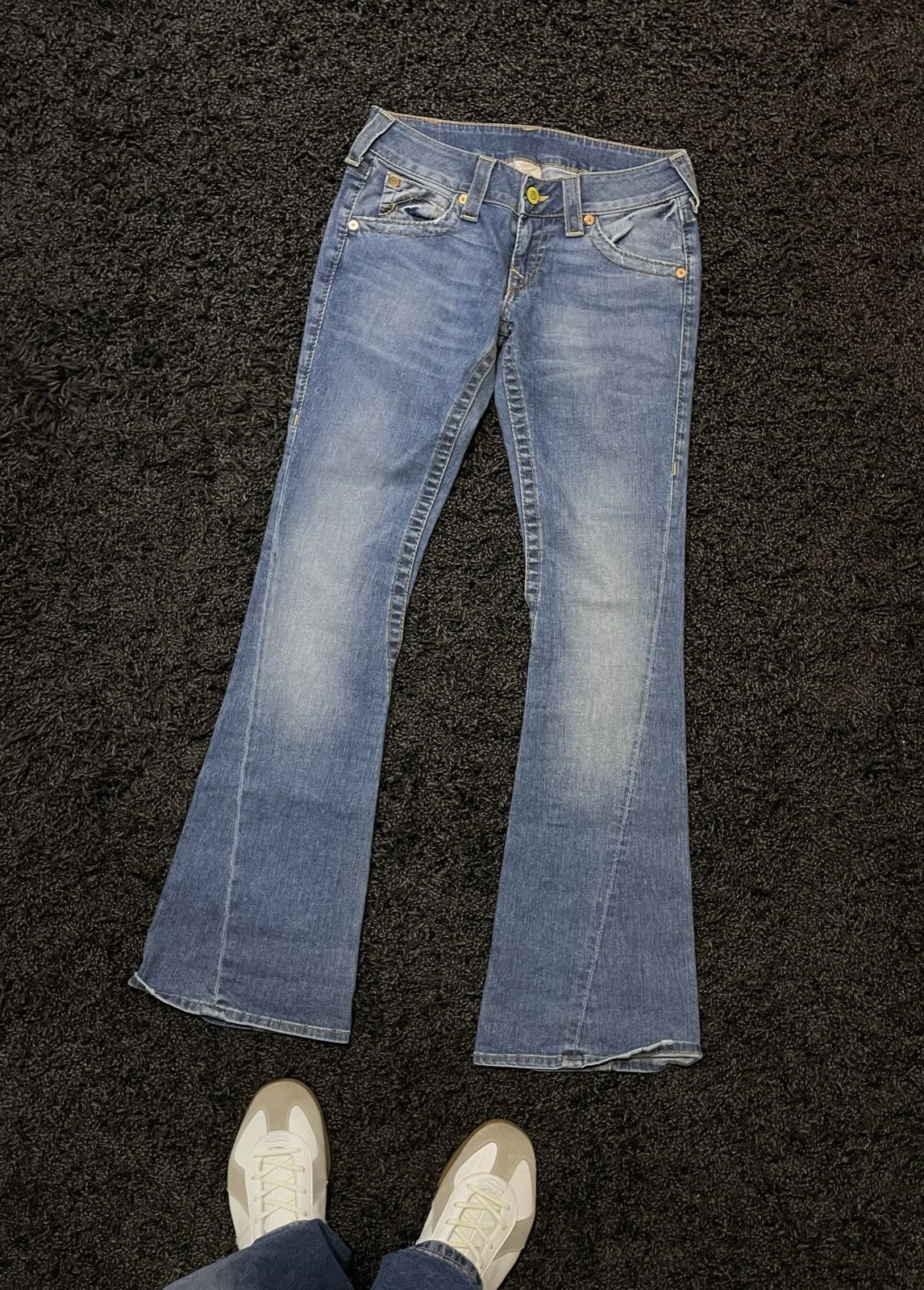 True Religion True Religion Skinny Wide Vintage Pant Jeans Y2K Streetwear Size 30" / US 8 / IT 44 - 2 Thumbnail