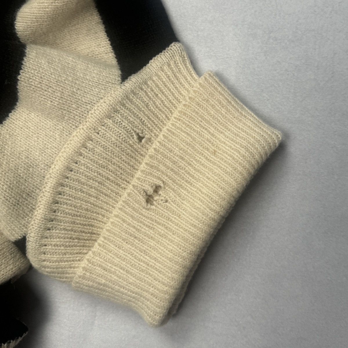 Raf Simons AW01 Riot! Riot! Riot! Striped Wool Turtleneck Sweater Size US M / EU 48-50 / 2 - 3 Thumbnail