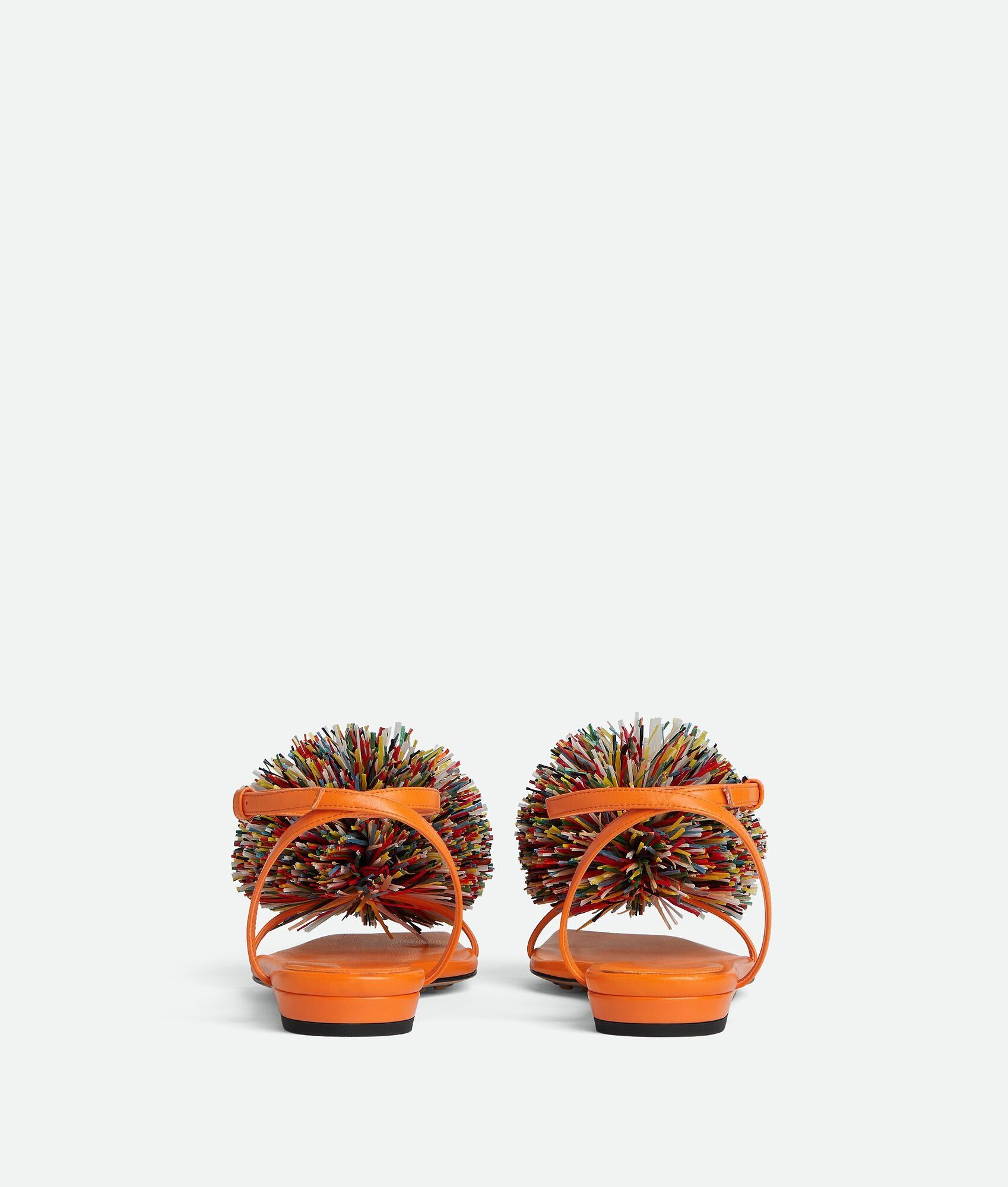 Bottega Veneta o1s1rm0925 Adam Flat Sandals in Orange Size US 10 / IT 40 - 3 Thumbnail