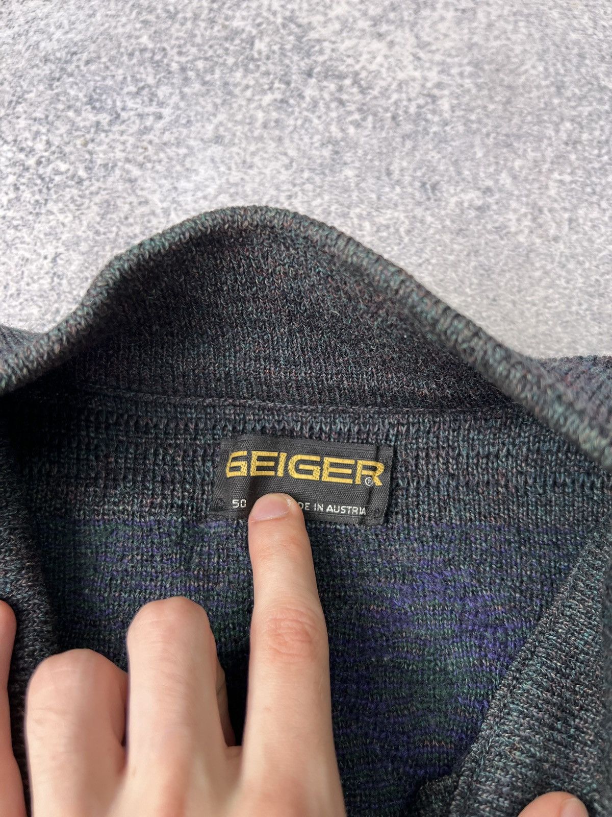 Designer × Vintage Vintage Geiger Austrian 100% Boiled Wool Cardigan Jacket Size US L / EU 52-54 / 3 - 7 Thumbnail