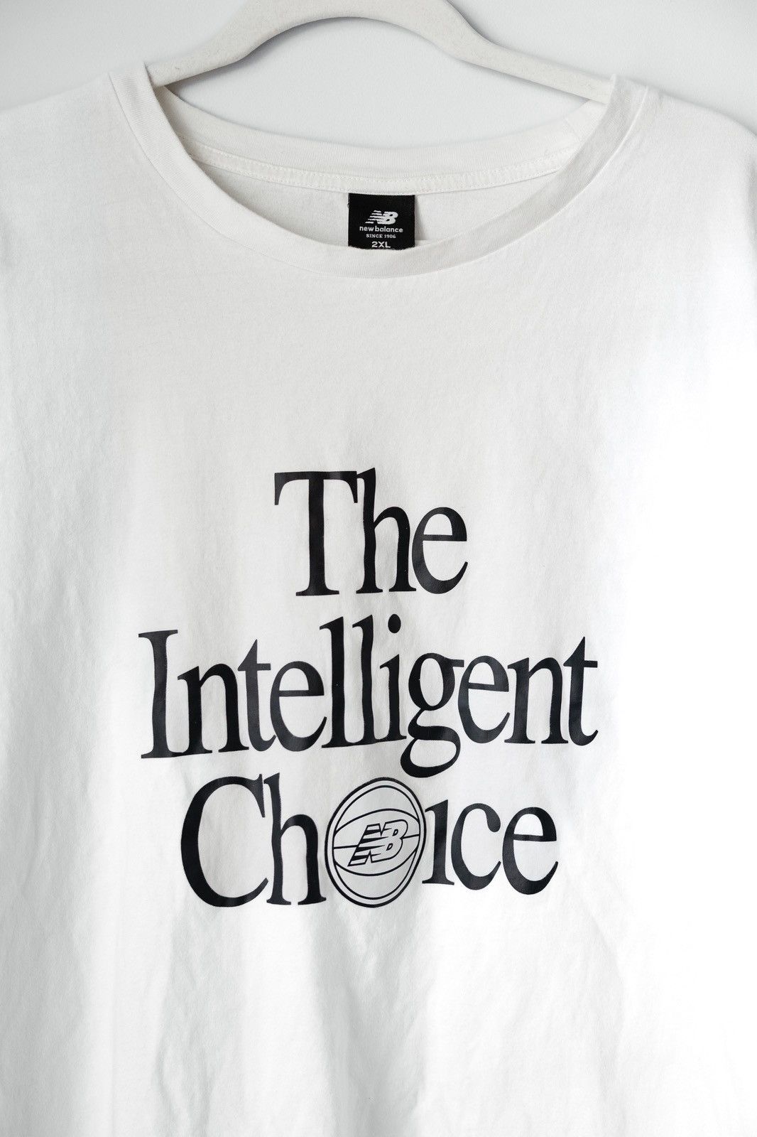 New Balance New Balance “The Intelligent Choice” Tee – 2XL – White Size US XXL / EU 58 / 5 - 2 Thumbnail