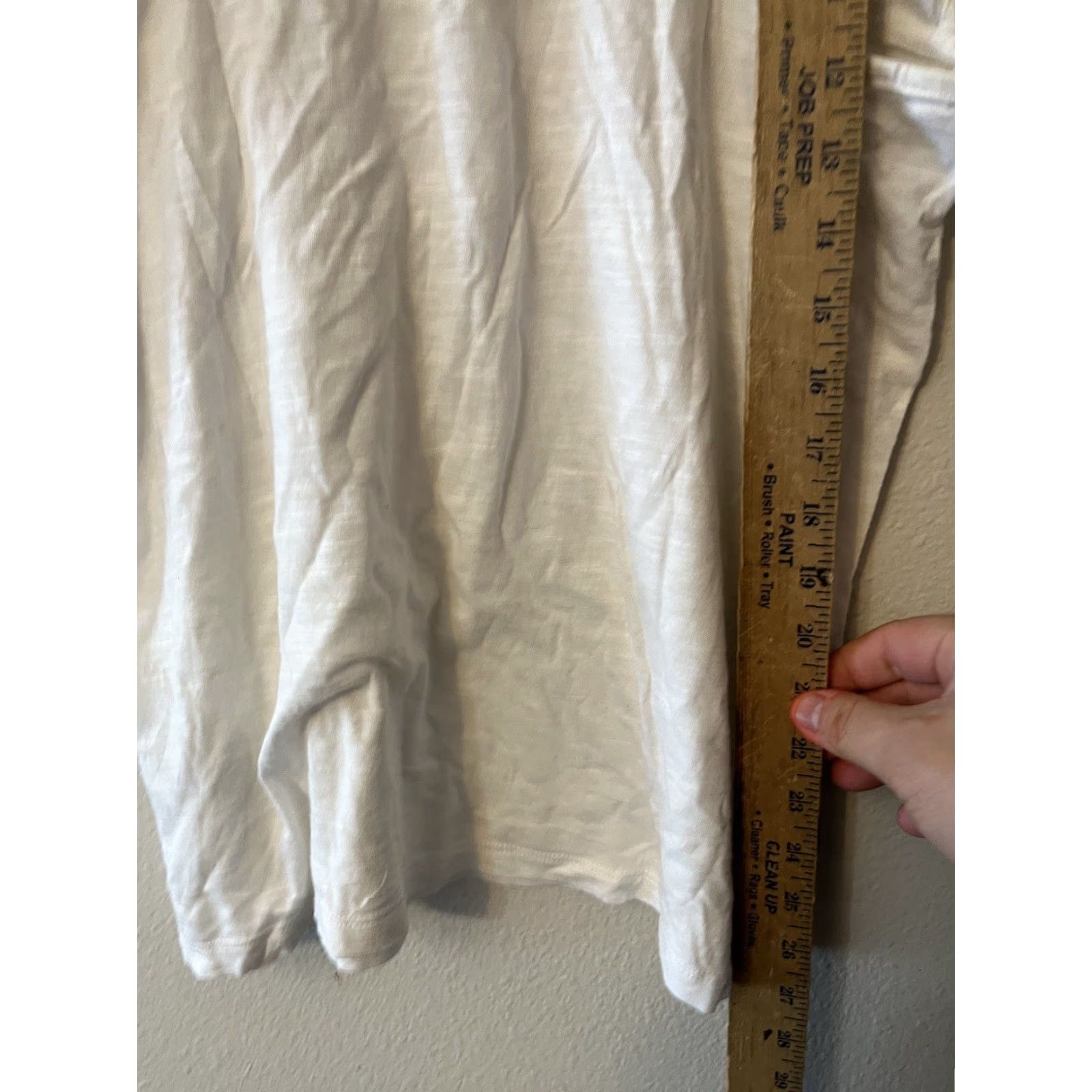 Banana Republic VINTAGE Banana Republic Blouse Shirt Flutter Sleeve White Medium Women Adult M Solid 90s Concert? Size M / US 6-8 / IT 42-44 - 5 Thumbnail