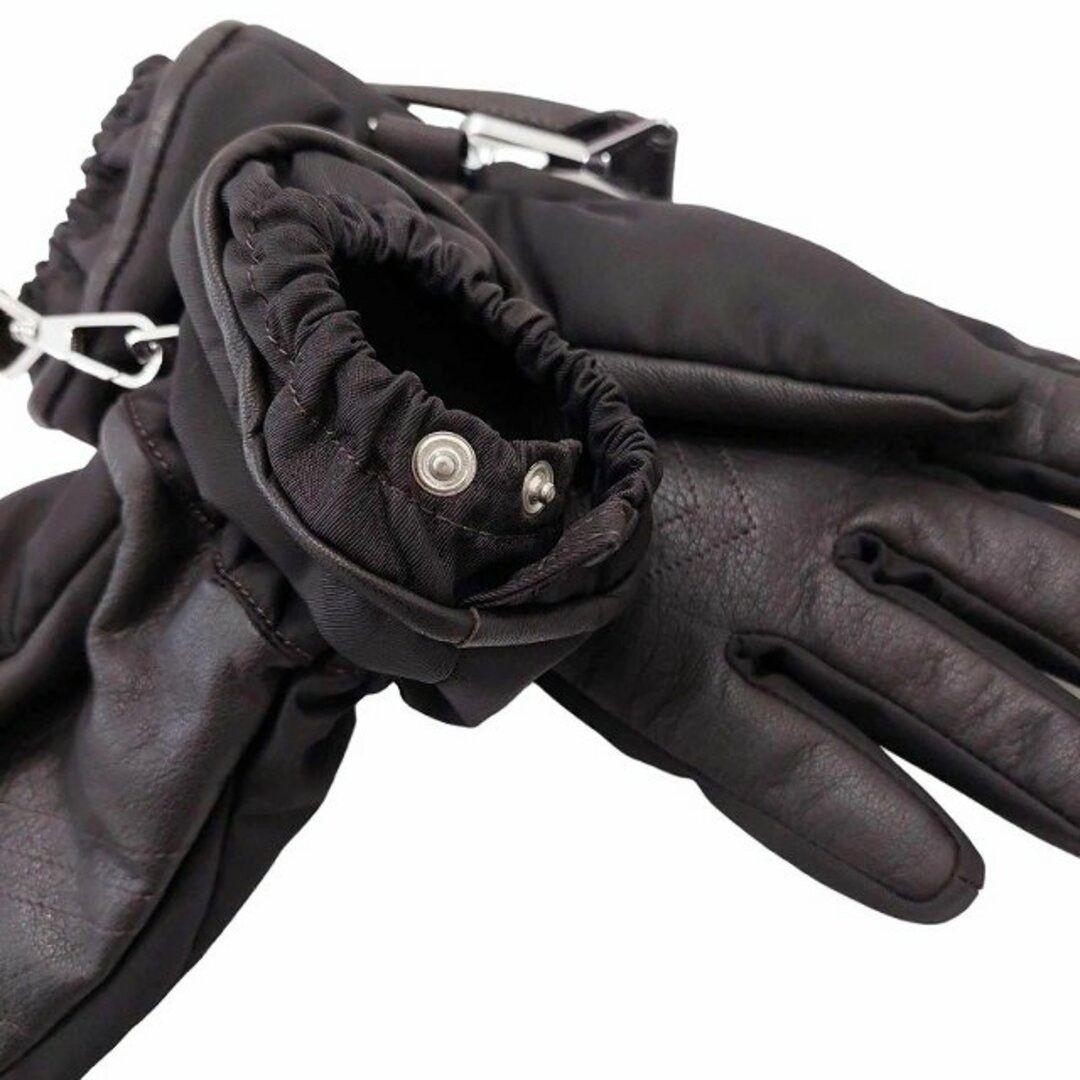 Bottega Veneta o1n1vont1224 Size: 7 / Technical Gloves in Black Size ONE SIZE - 2 Thumbnail