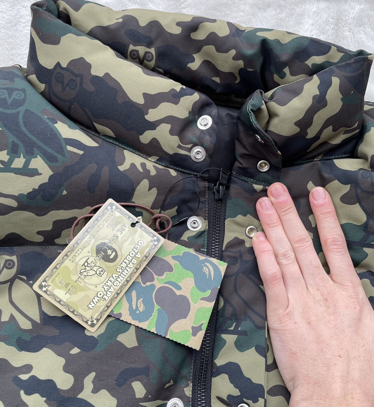 Bape × October's Very Own Bape x OVO Green Woodland Camo Vest Size US L / EU 52-54 / 3 - 7 Thumbnail