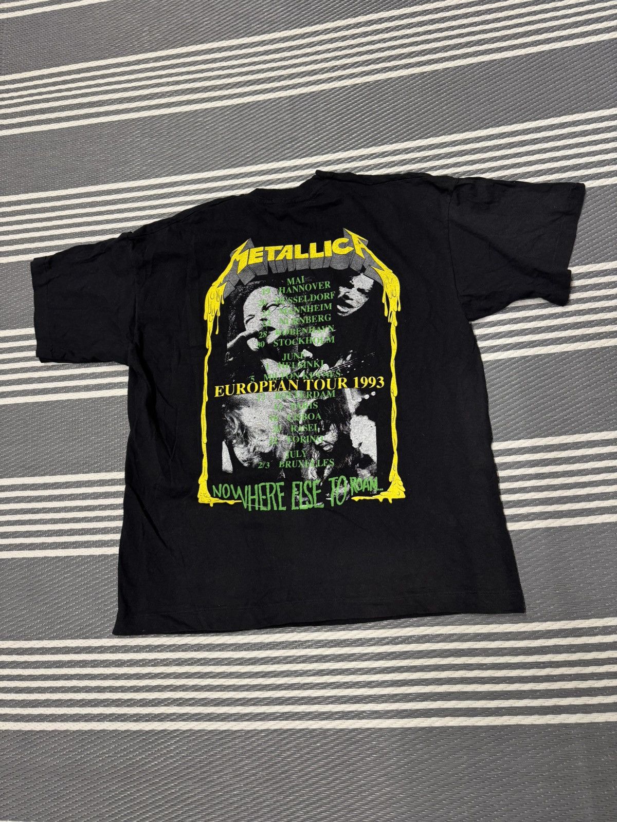 Metallica × Vintage Metallica 1993 European tour Size US XL / EU 56 / 4 - 2 Thumbnail