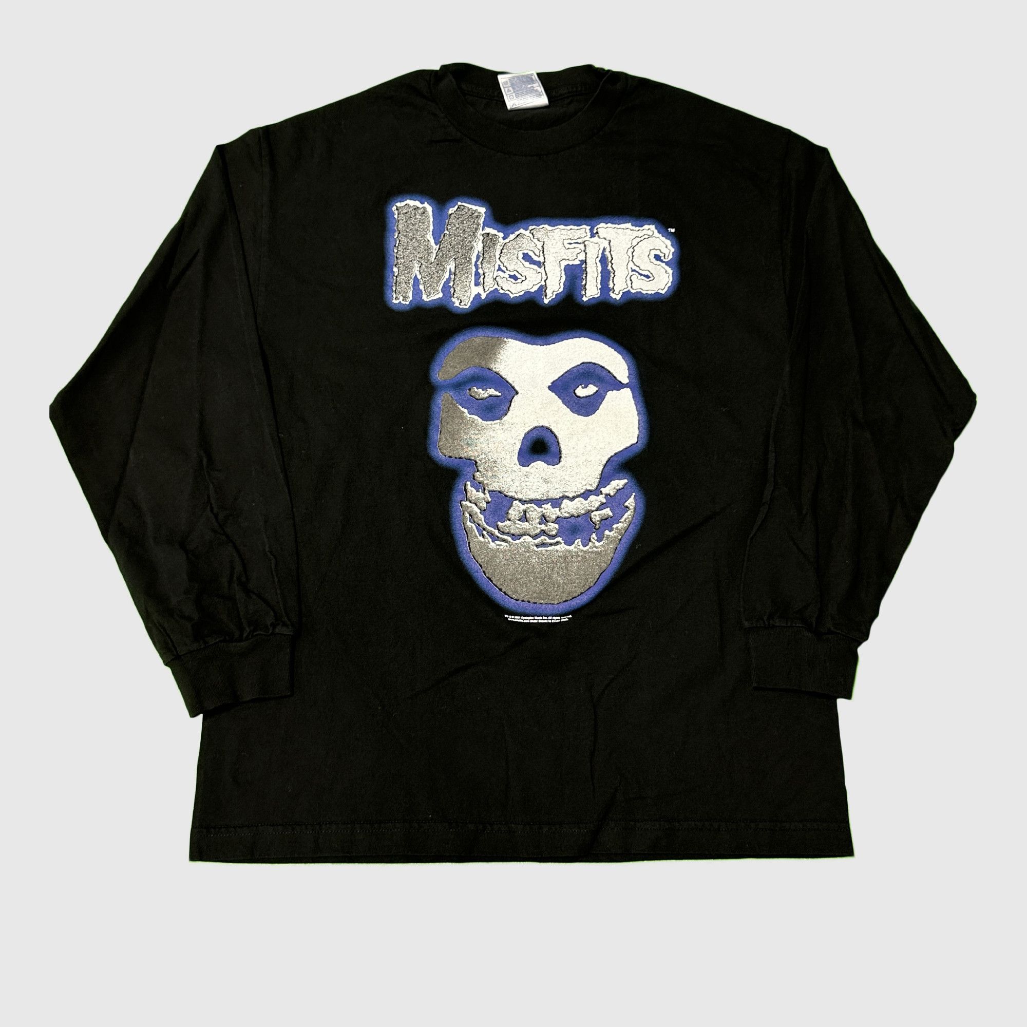 Alstyle Vintage Misfits Skull Logo Long Sleeve Shirt Size L Size US L / EU 52-54 / 3 - 1 Thumbnail