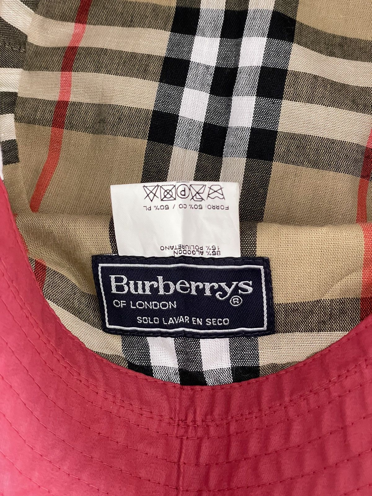 Burberry Vintage 90’s Burberry Waxed Bucket Hat Size ONE SIZE - 3 Thumbnail