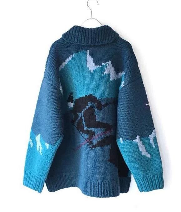 Descendant DESCENDANT SKI Cowichan Knit Sweater Jacket Size 1 Size S / US 4 / IT 40 - 2 Thumbnail