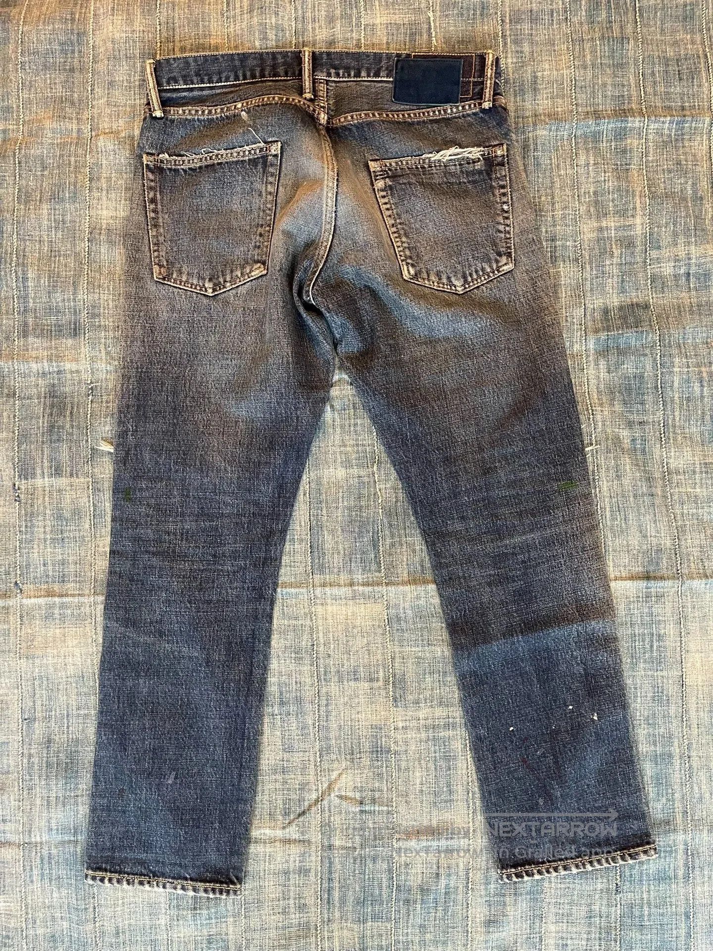 Visvim VISVIM 19AW Distressed Blue Jeans. Size US 34 / EU 50 - 2 Thumbnail