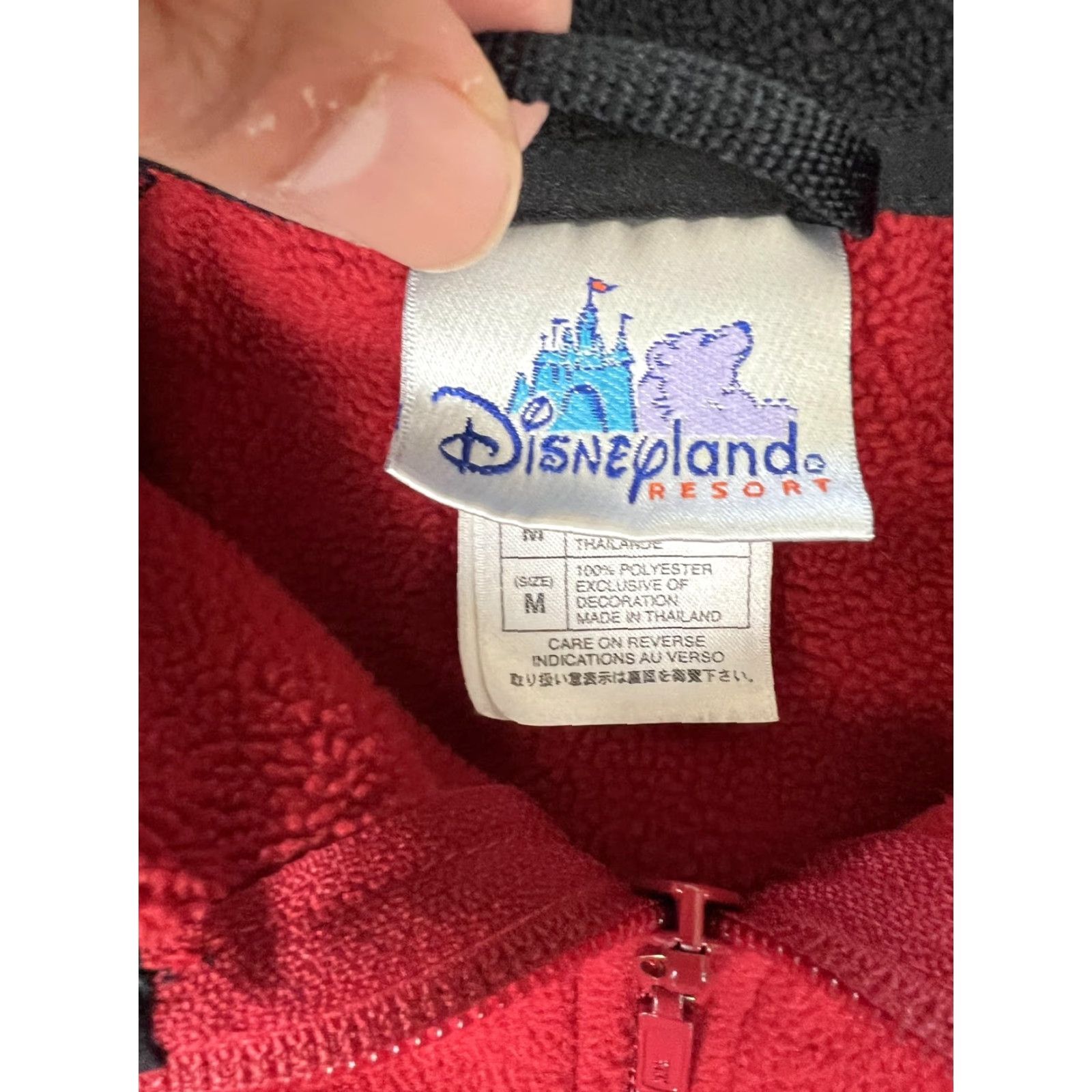 Vintage VINTAGE Disneyland Resort Sweatshirt Mens M Red Mickey Mouse Fleece 1/4 Zip Size US M / EU 48-50 / 2 - 4 Thumbnail