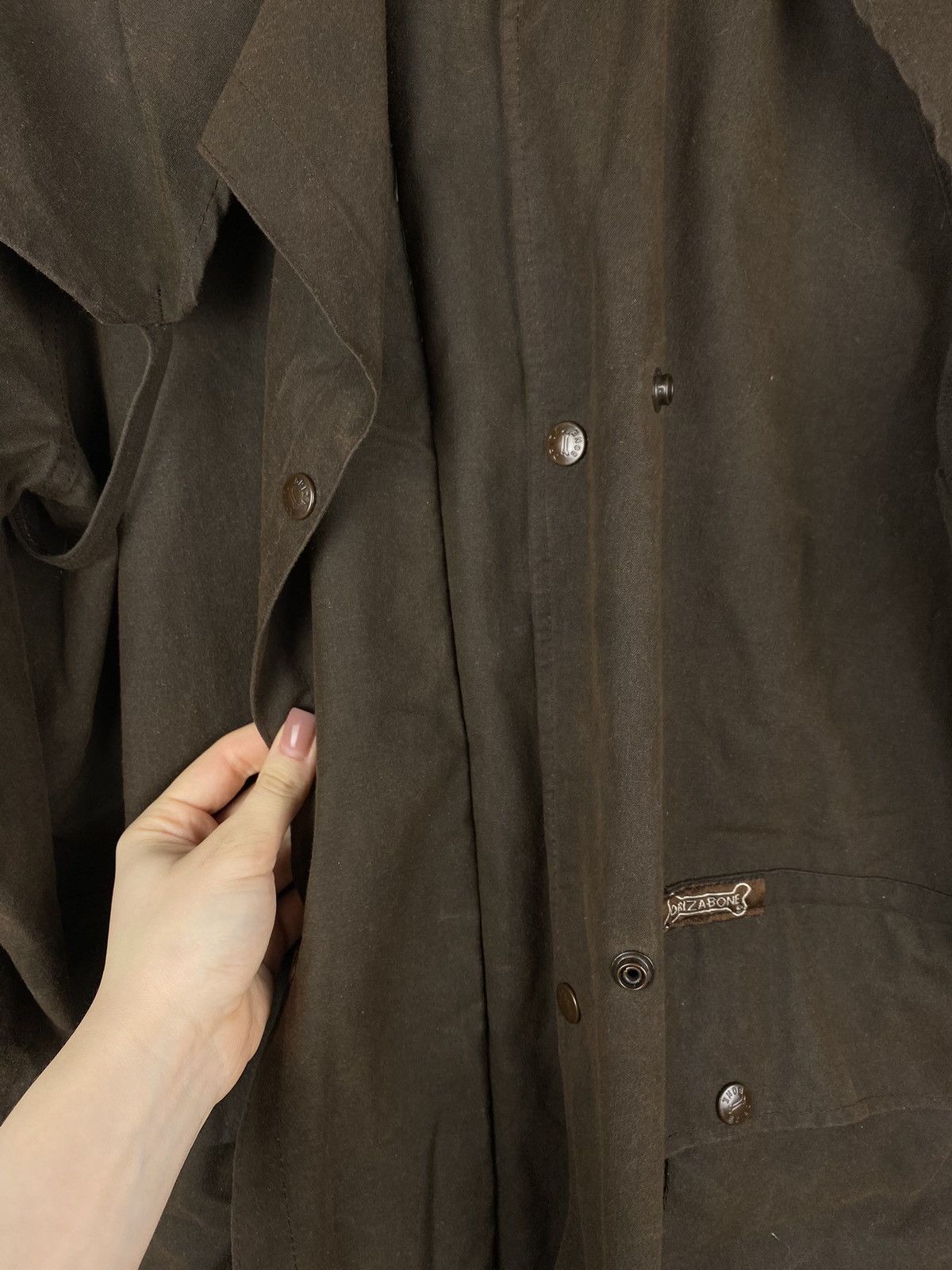 Barbour Driza-Bone vintage wax waxed cotton short weatherall jacket Size US S / EU 44-46 / 1 - 22 Thumbnail