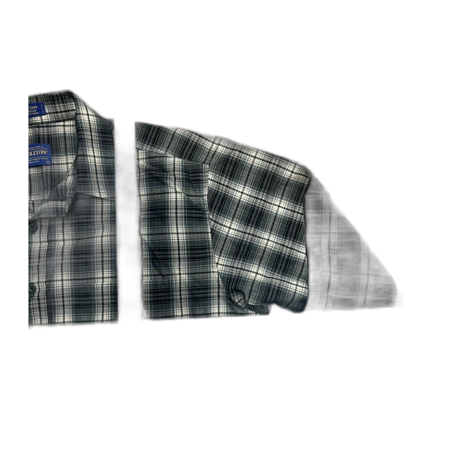Pendleton Sir Pendleton Men's Virgin wool Mens Large Green Button Long Size US L / EU 52-54 / 3 - 3 Thumbnail