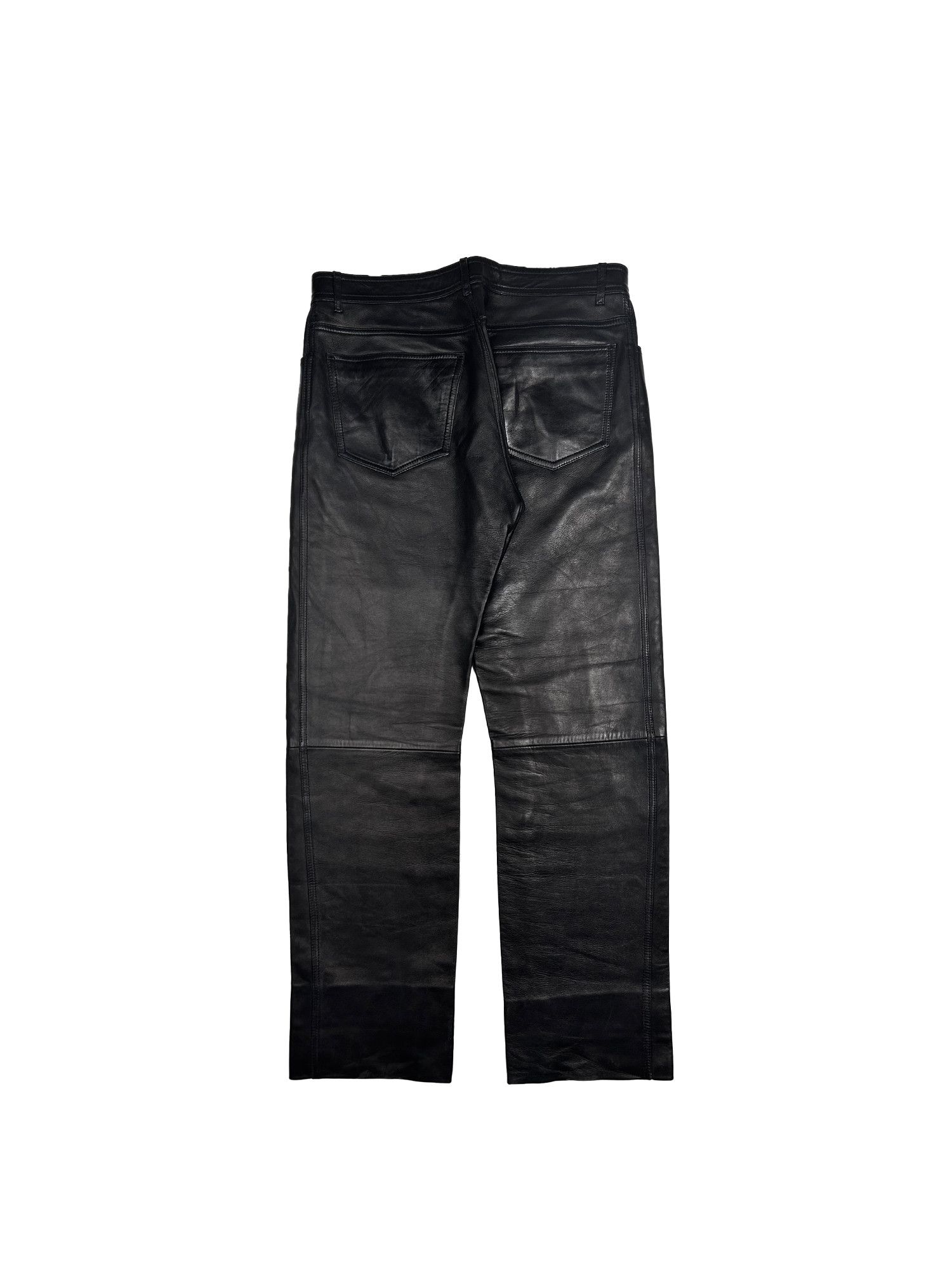 Gucci Gucci Tom Ford 1990s Leather Pants Size US 34 / EU 50 - 2 Thumbnail