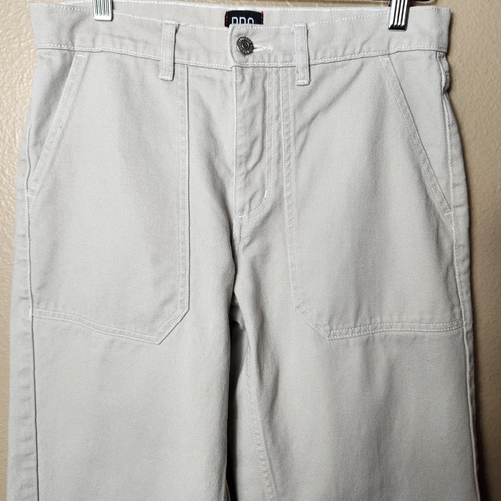 Urban Outfitters Urban Outfitters BDG Womens Beige/Gray High Rise Wide Leg Jeans Size 27 Size 27" / US 4 / IT 40 - 2 Thumbnail