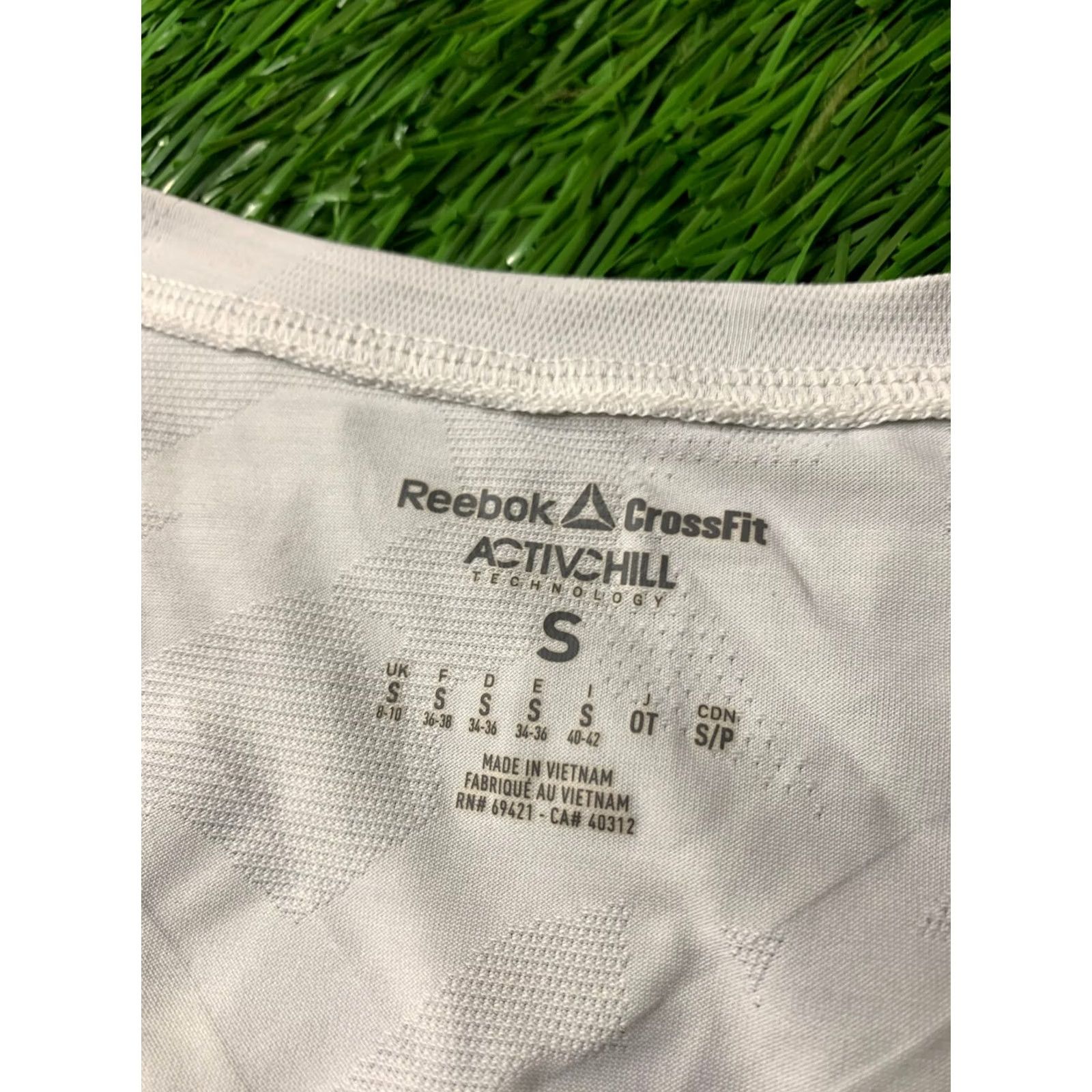 Reebok REEBOK CROSSFIT ACTIVCHILL WOMEN T-Shirt SJ/SS Jersey Size S White Black Size S / US 4 / IT 40 - 5 Thumbnail