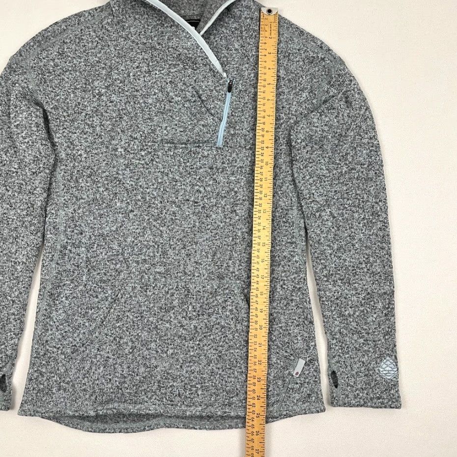 Vintage Stio Sweatwater Fleece Hoodie Womens S Heather Gray Jacket Size S / US 4 / IT 40 - 4 Thumbnail