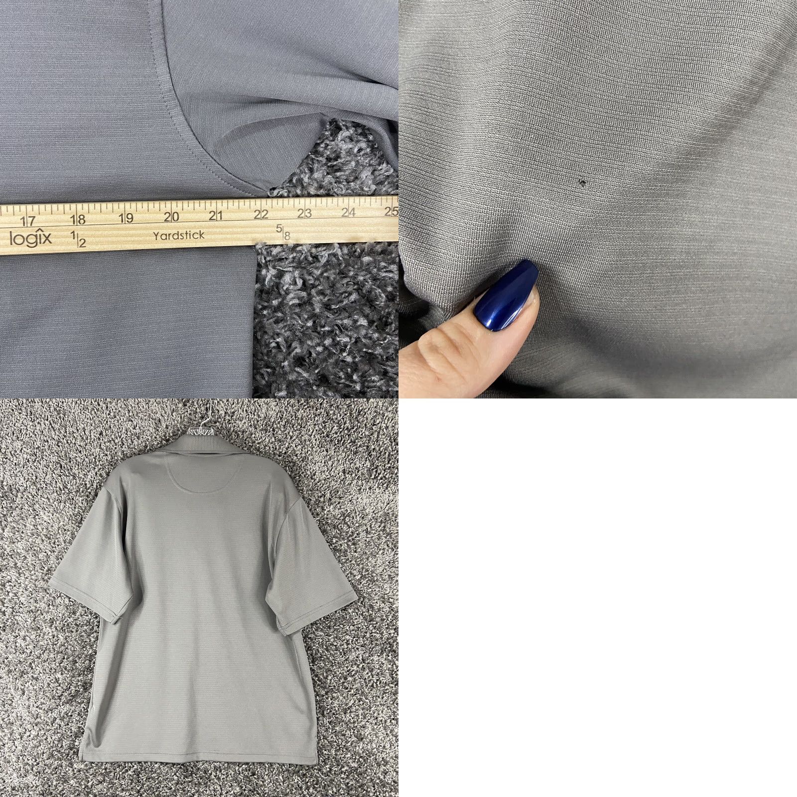 Vintage TOMMY ARMOUR Polo Shirt Gray Short Sleeve Men M #polo #TommyArmour #Mens Size US M / EU 48-50 / 2 - 8 Thumbnail