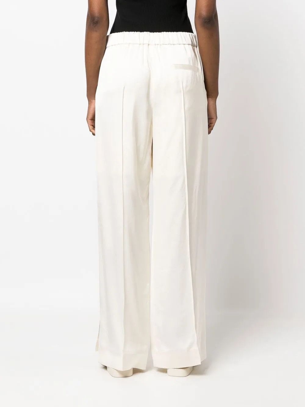 Jil Sander o1y1025 Sweatpant in White Size 27" / US 4 / IT 40 - 3 Thumbnail