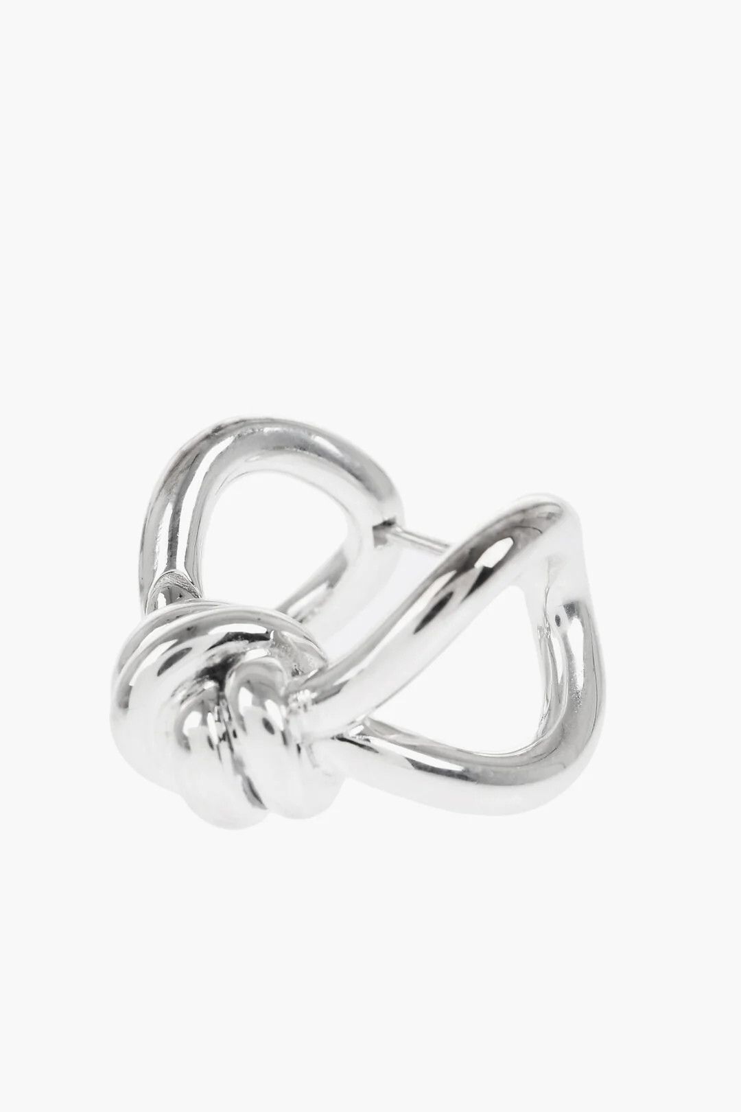 Bottega Veneta og1mm0426 Size: OS / Silver Knot Earrings in Sliver Size ONE SIZE - 3 Thumbnail