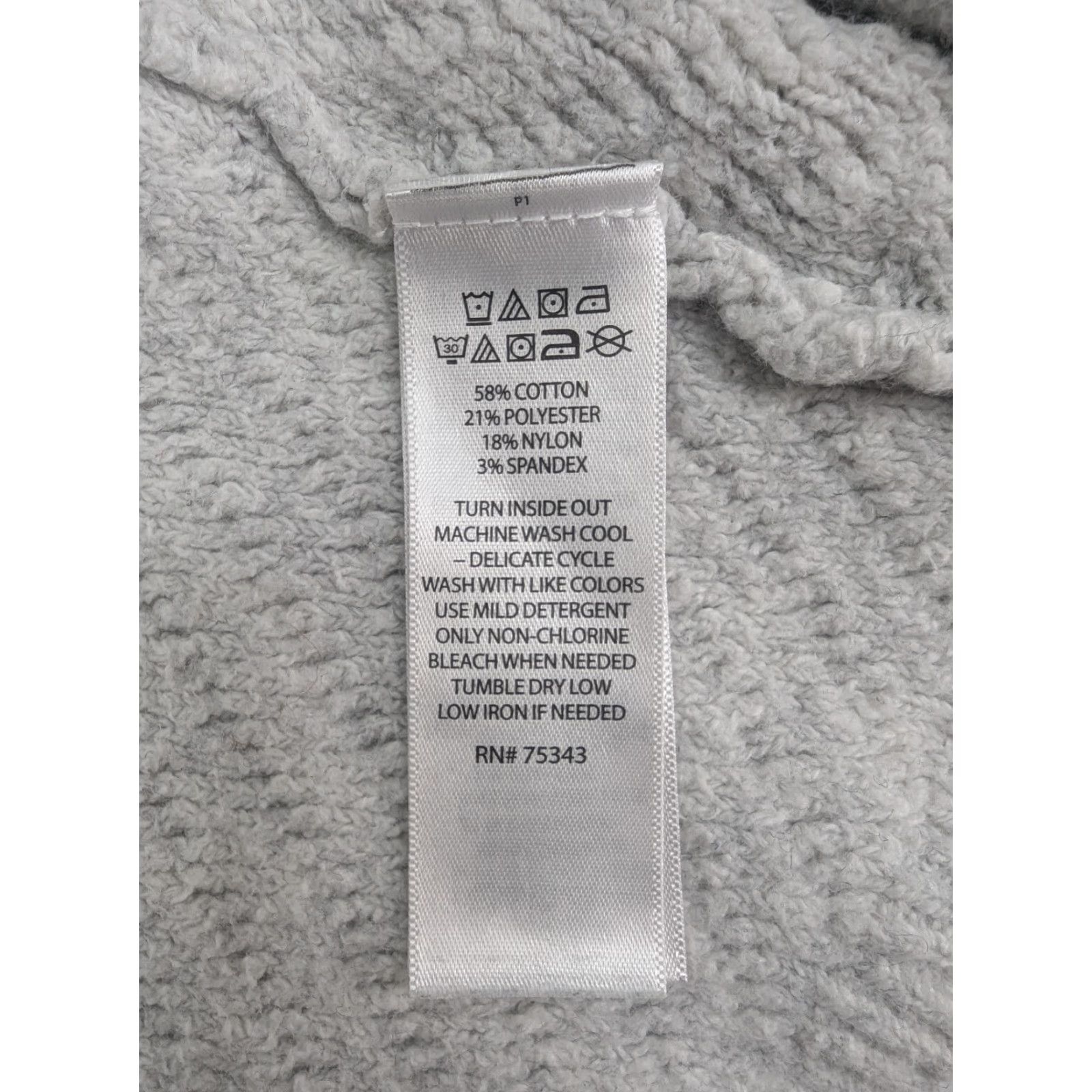 Vintage Sigrid Olsen Waterfall Open Front Grey Cardigan Women's Size Small Lagenlook Cardigan Gray Cotton Polyester Nylon Spandex Sweater Women's Size S / US 4 / IT 40 - 7 Thumbnail