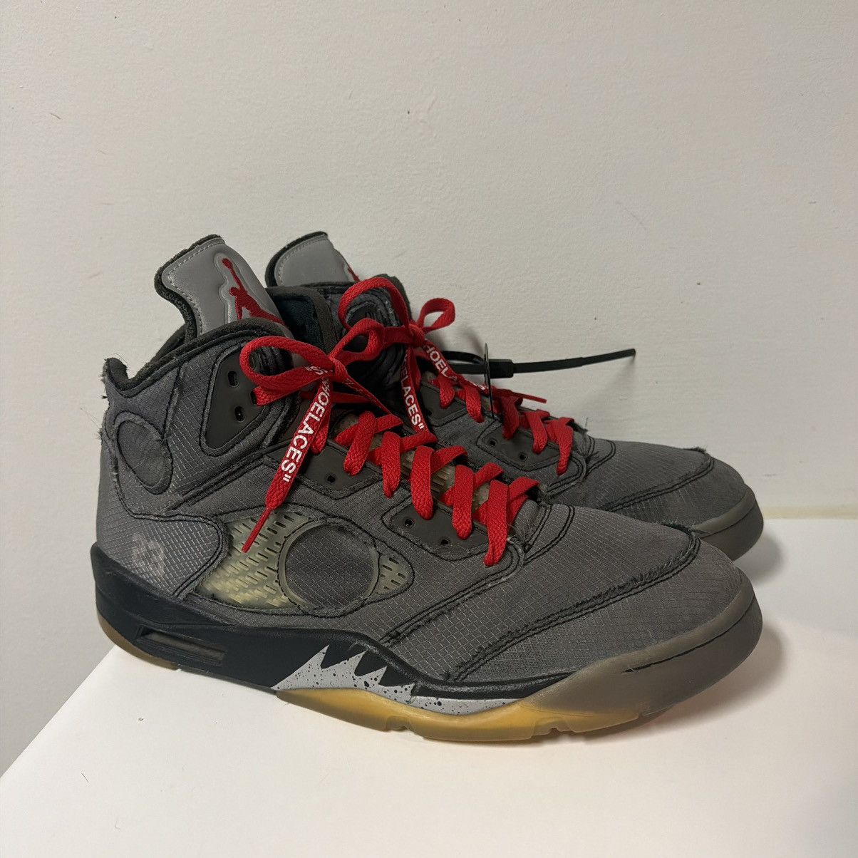 Off White Nike Jordan 5 Muslin (Grey)