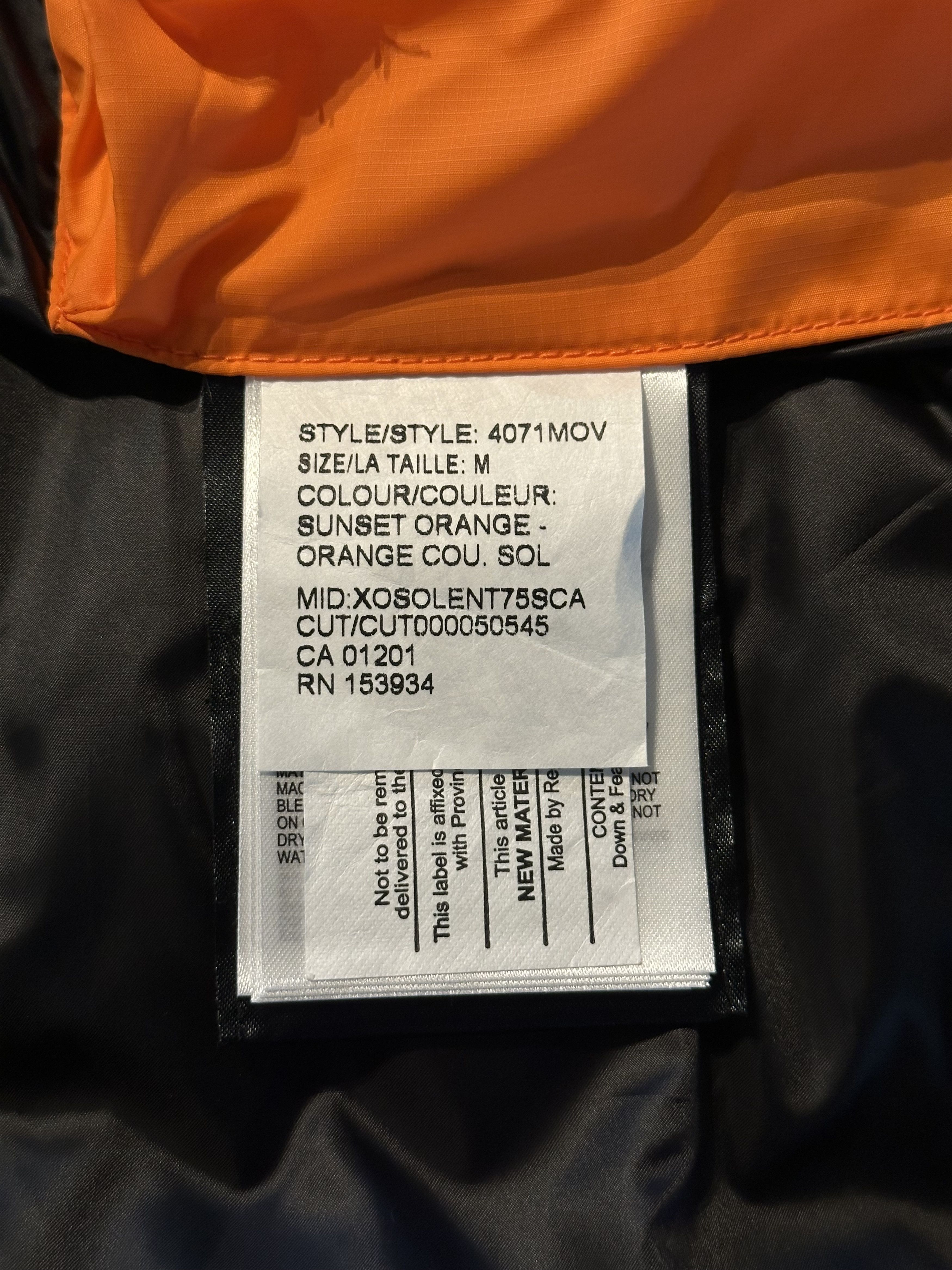 Canada Goose Canada Goose OVO Orange Constable Men's Jacket Size US M / EU 48-50 / 2 - 4 Thumbnail