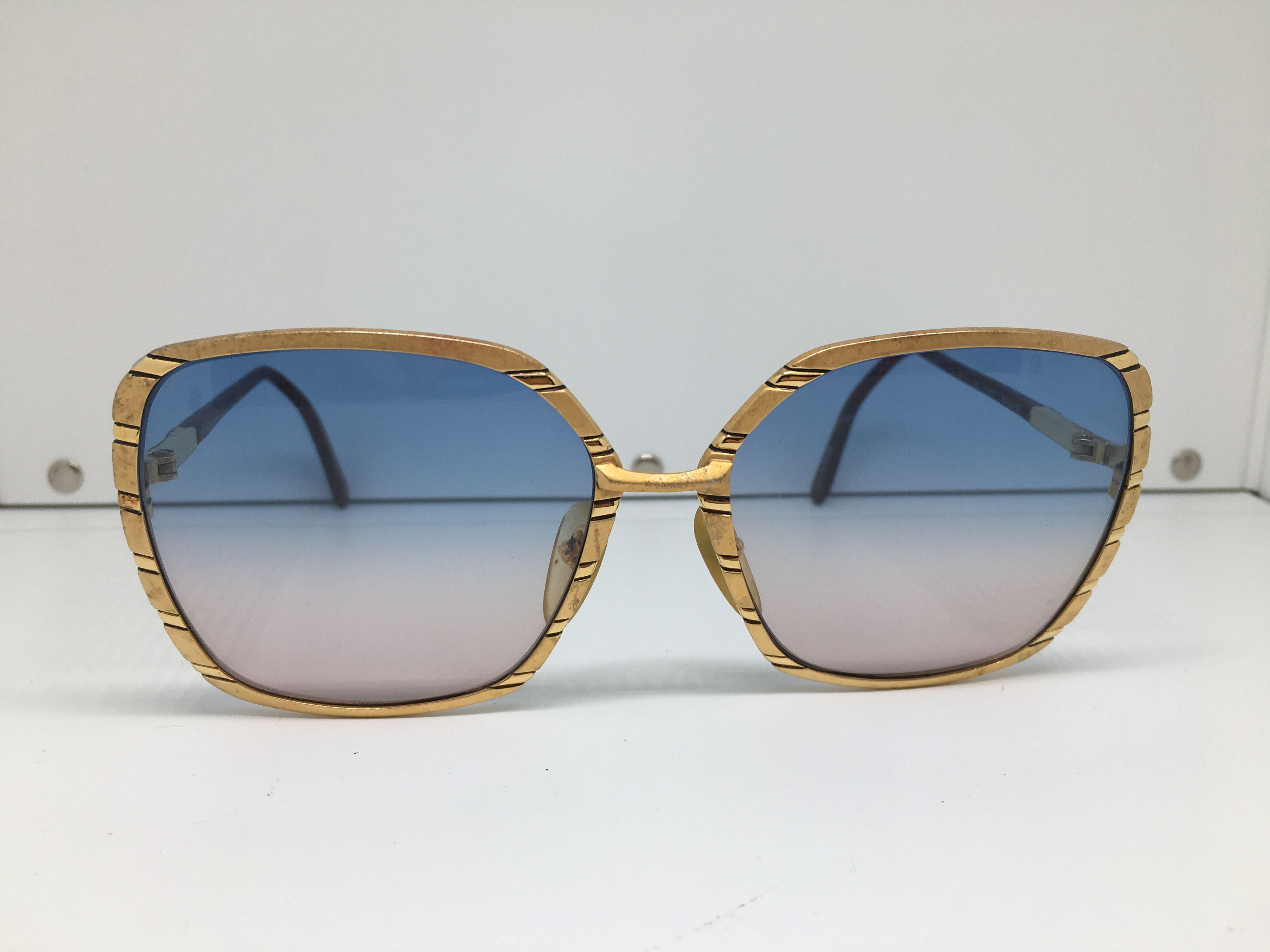 Vintage Vintage HELENA RUBINSTEIN HR 1-02 Diva Sunglasses France Size ONE SIZE - 2 Thumbnail
